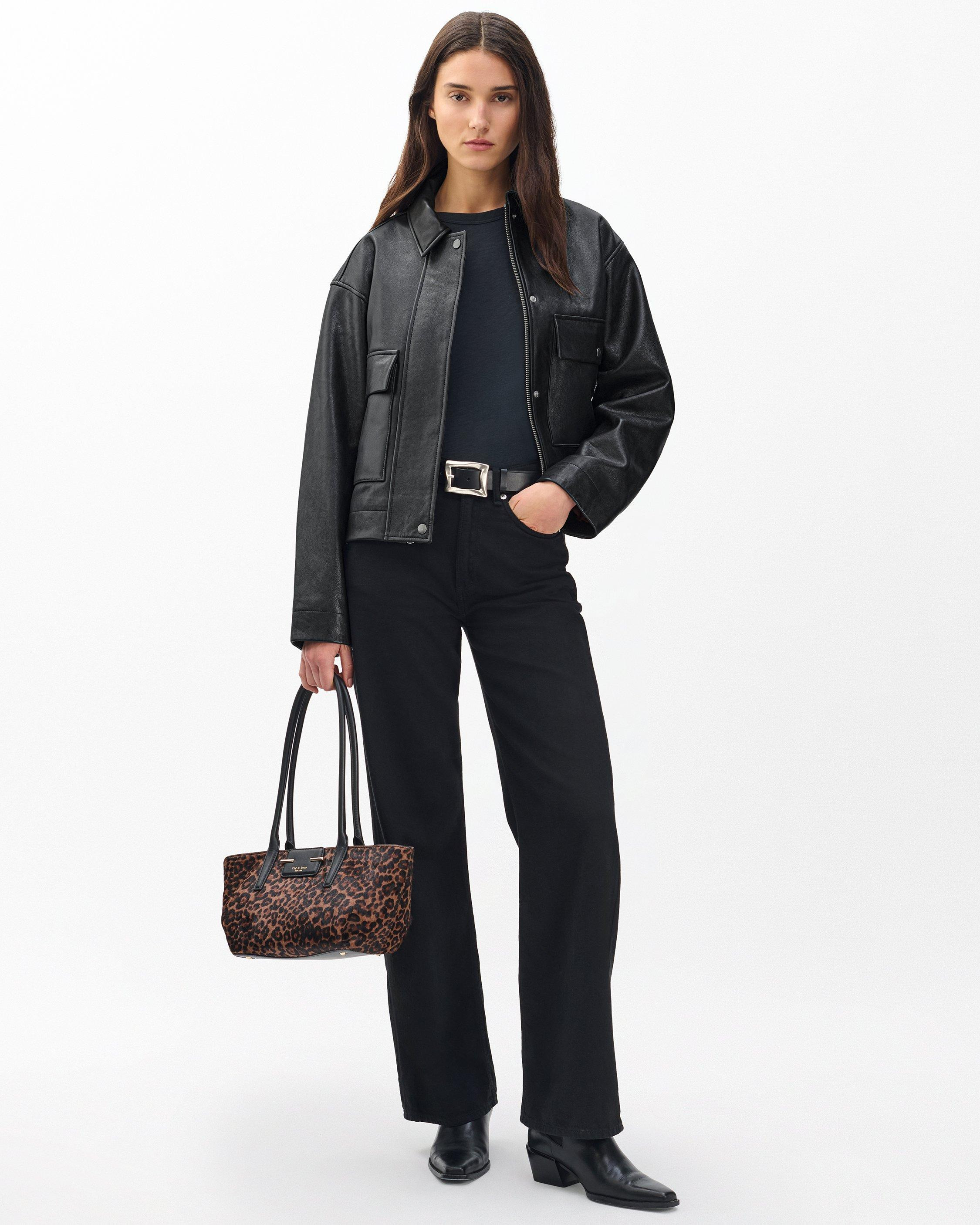 Nonie Lamb Leather Jacket - 3