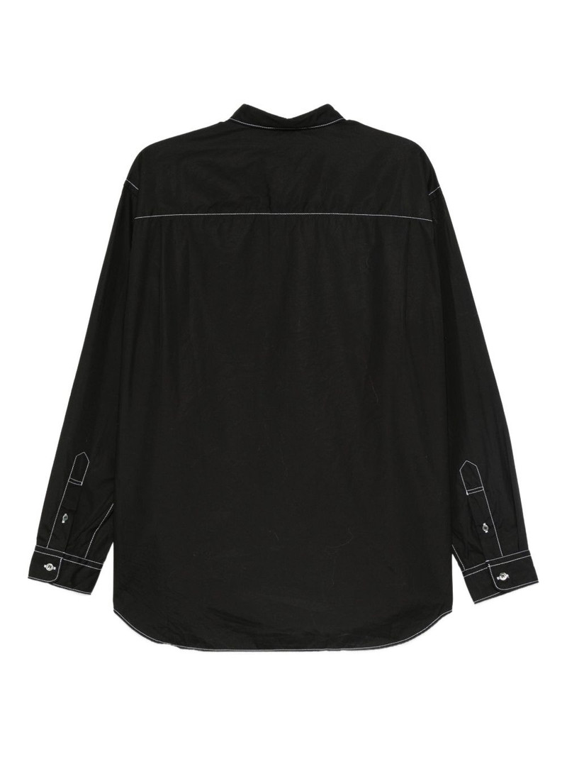 Comme des Garçons Homme contrast-stitch long-sleeve shirt outlook