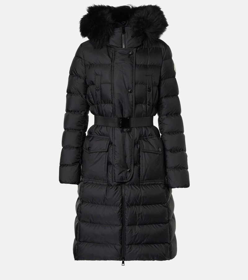 Khloe shearling-trimmed down jacket 1
