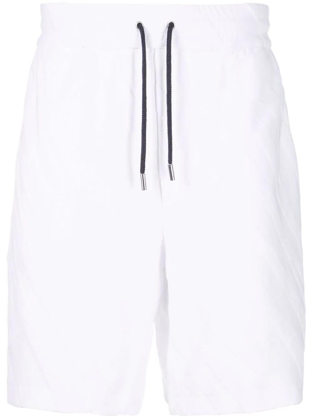 drawstring waist shorts - 1