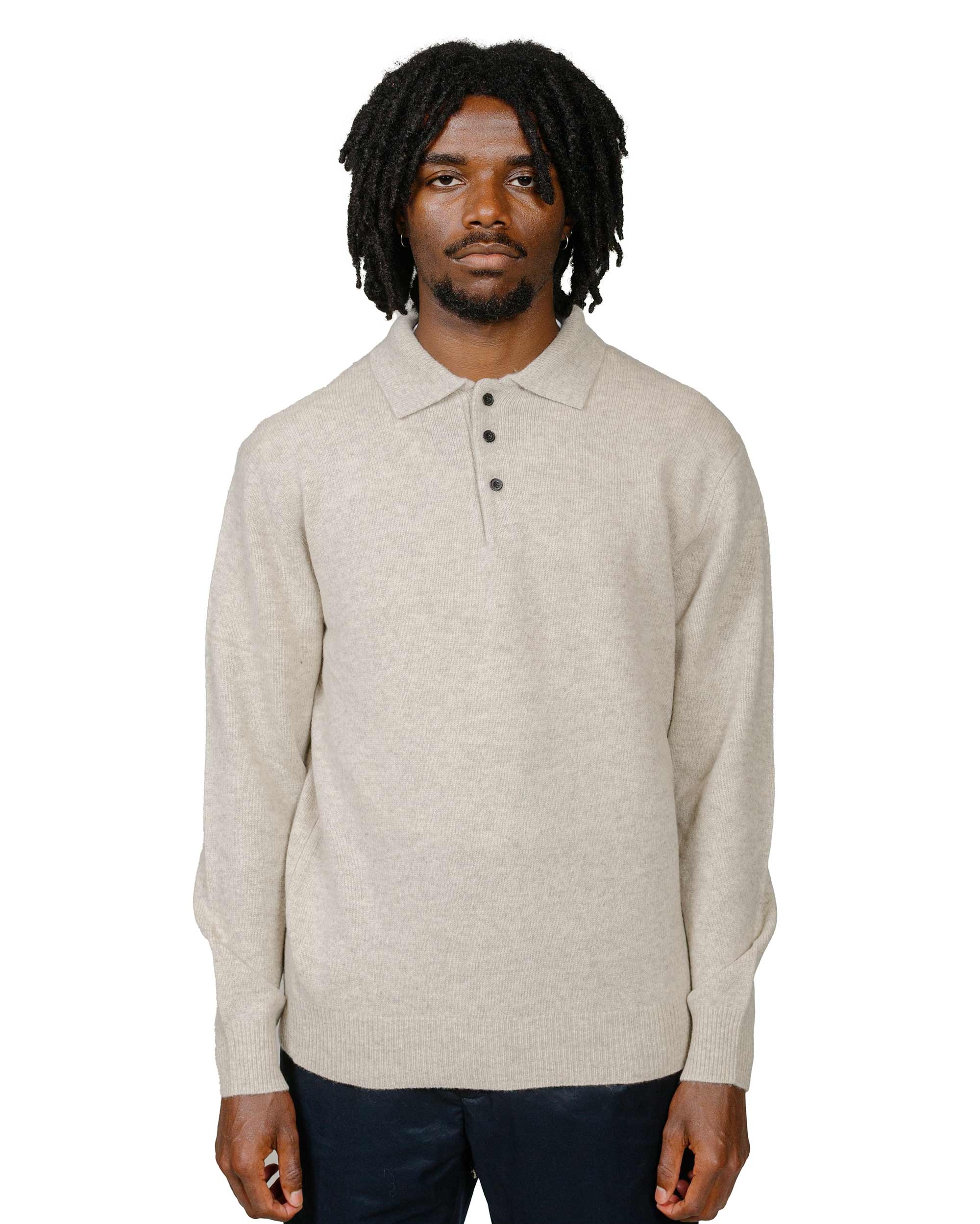 Knit Polo 9G Beige - 2