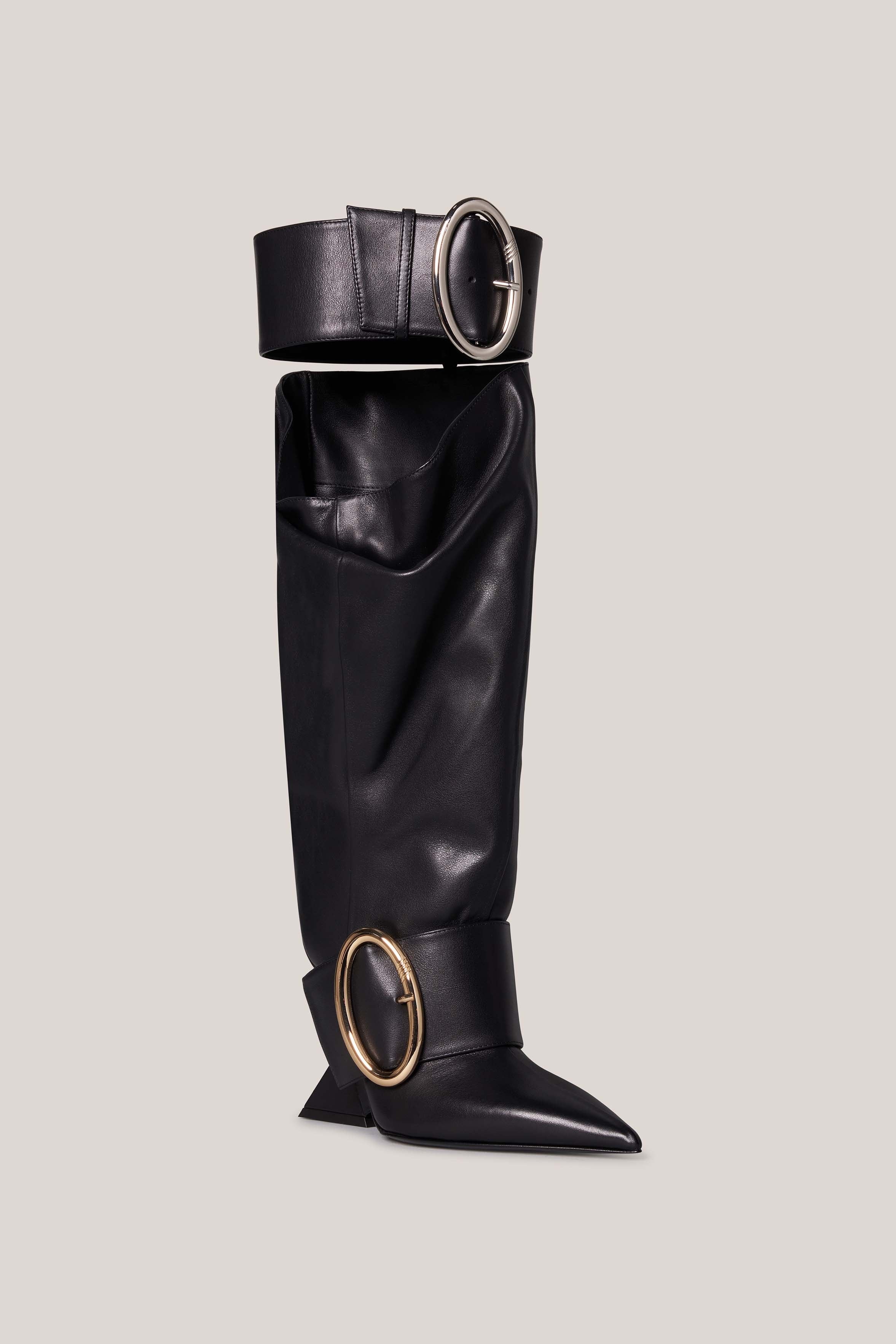 Dada Slouchy Boot in Black - 2