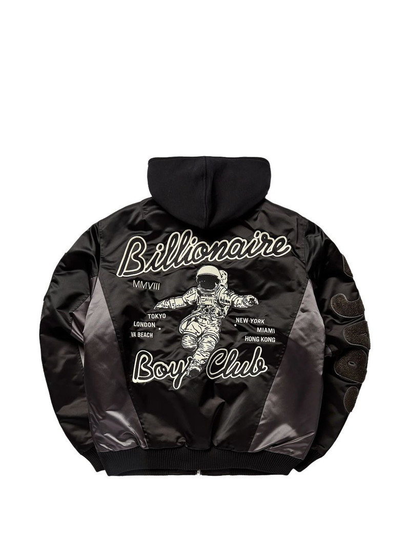 BILLIONAIRE BOYS CLUB space suit hooded bomber jacket outlook