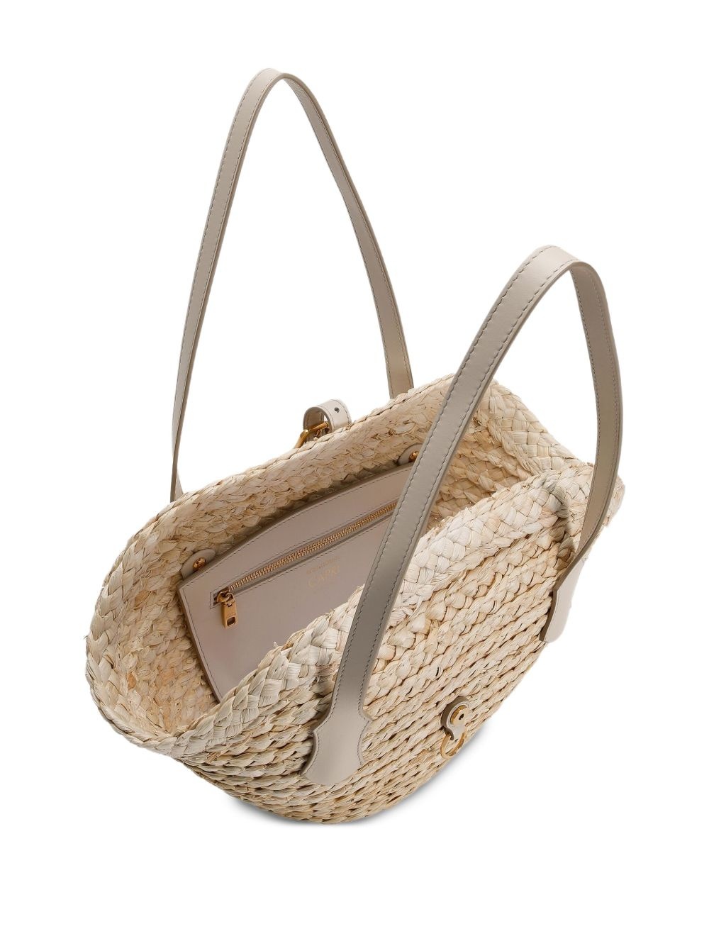 raffia tote bag - 4