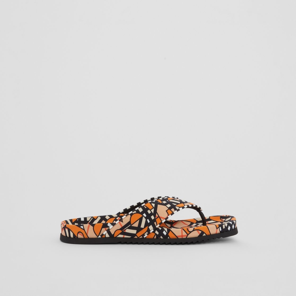 Monogram Print Neoprene Sandals - 1