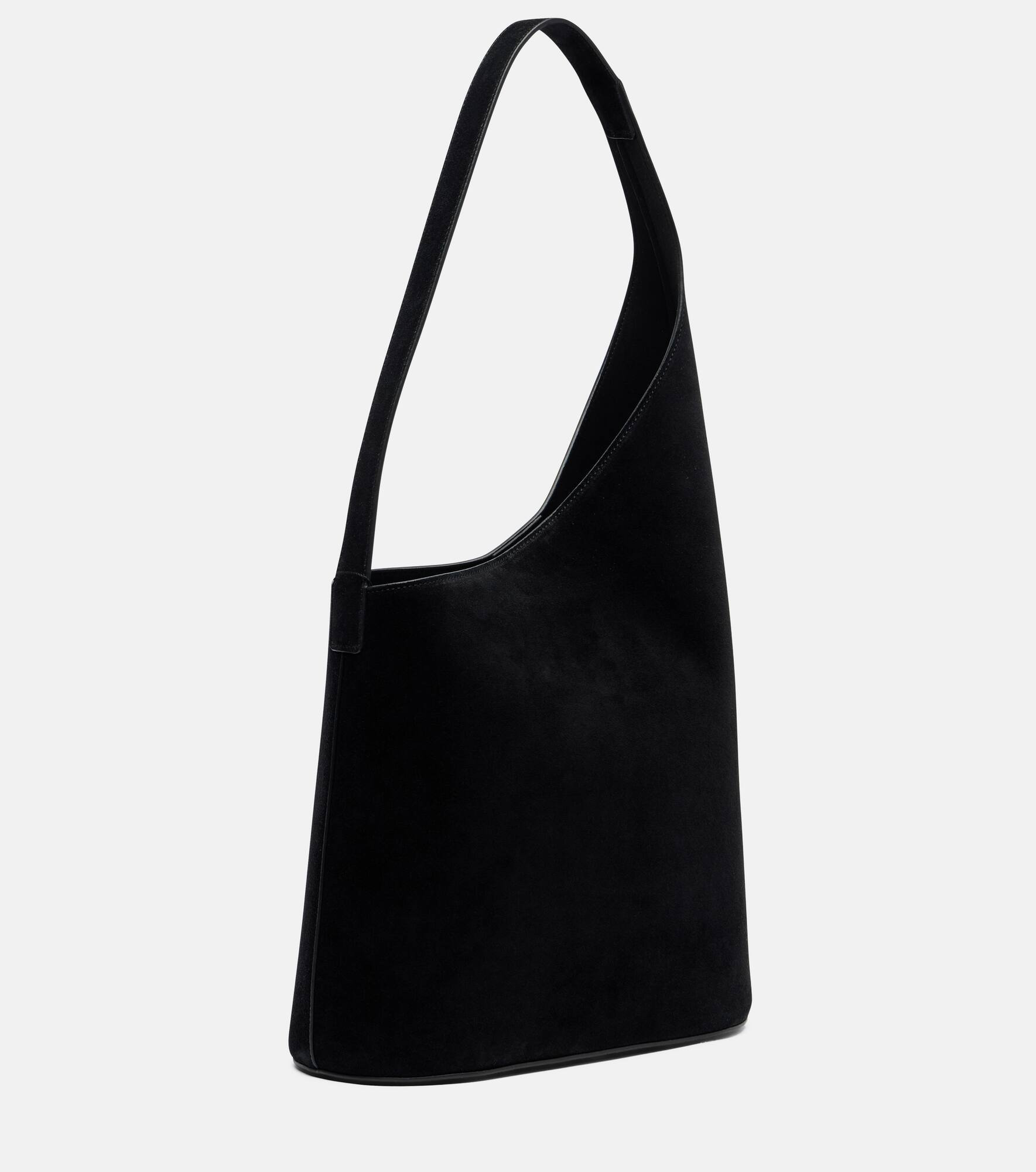 Demi Lune suede tote bag - 4