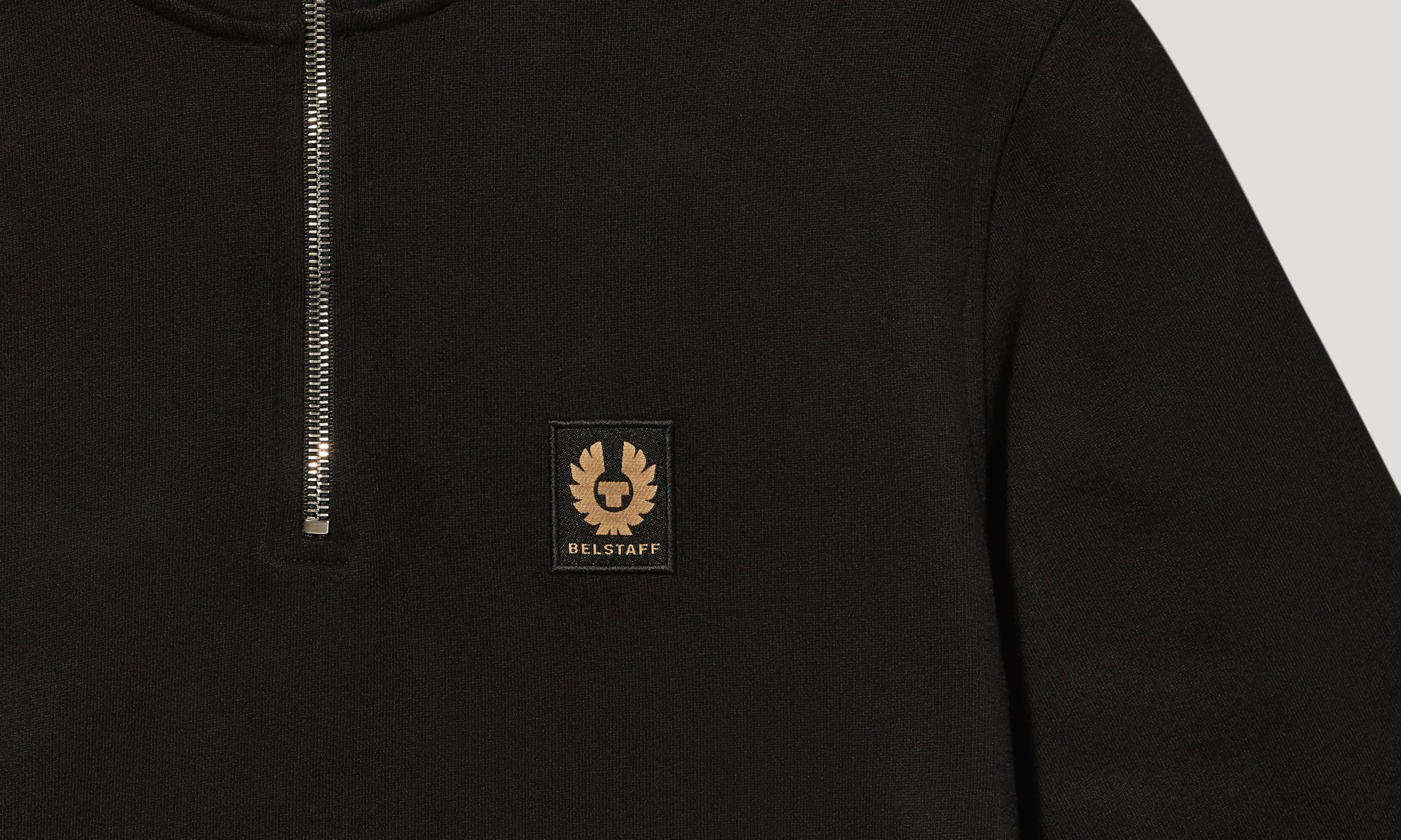 BELSTAFF QUARTER ZIP SWEATSHIRT - 6