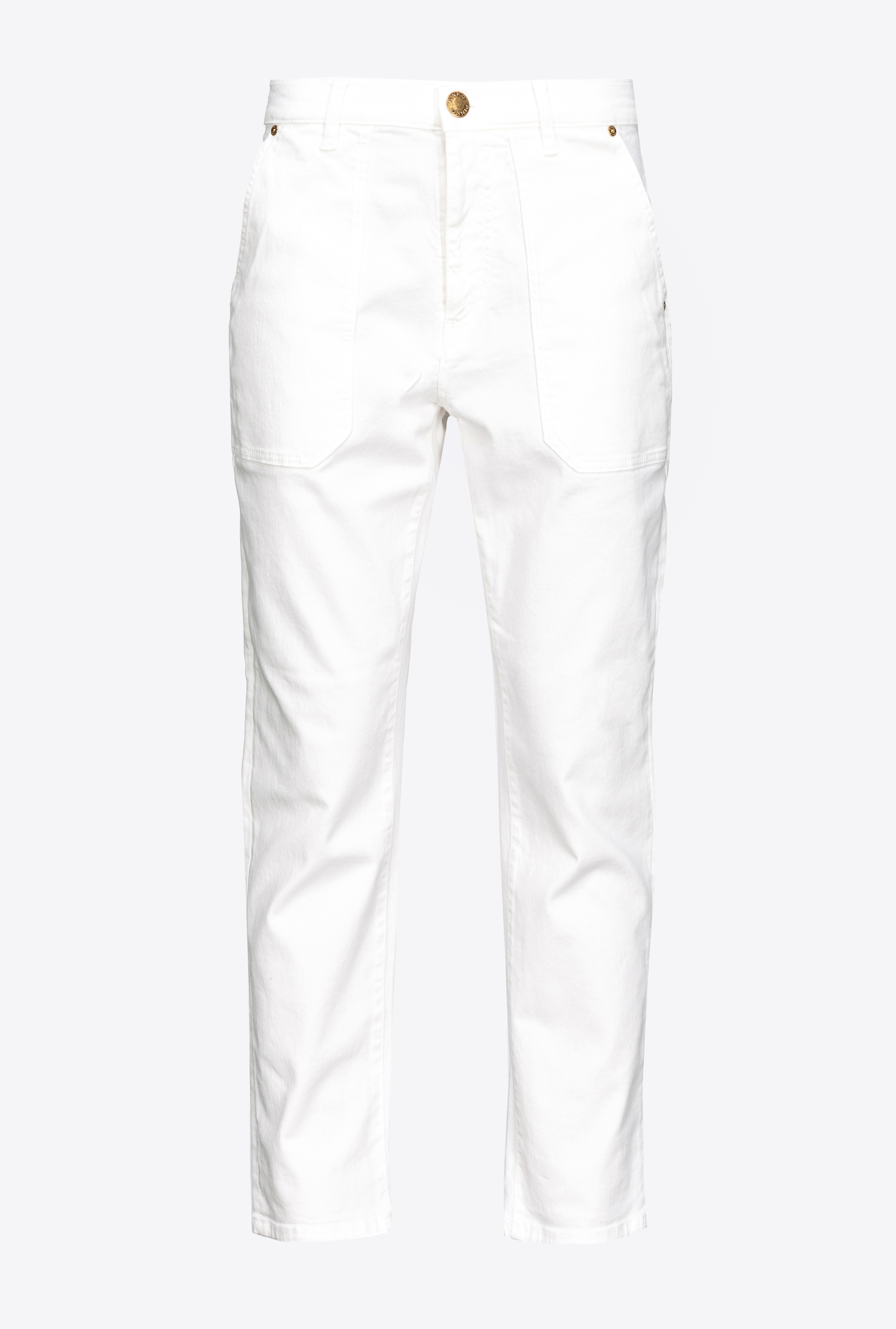 COTTON BULL CHINO-STYLE JEANS - 1