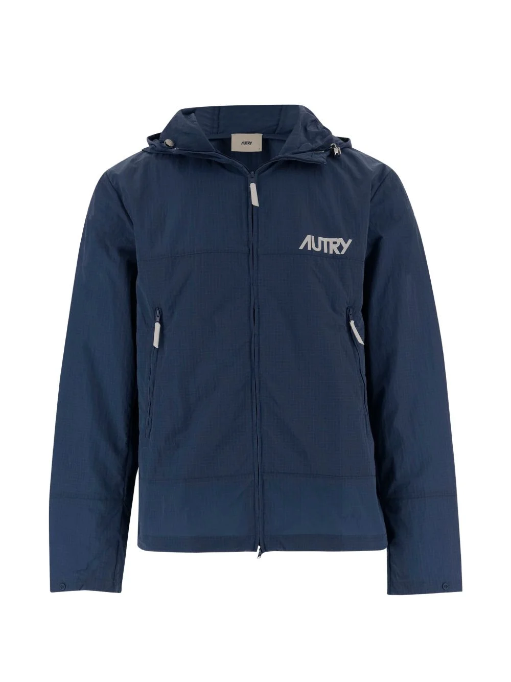 hooded logo-detail jacket - 1