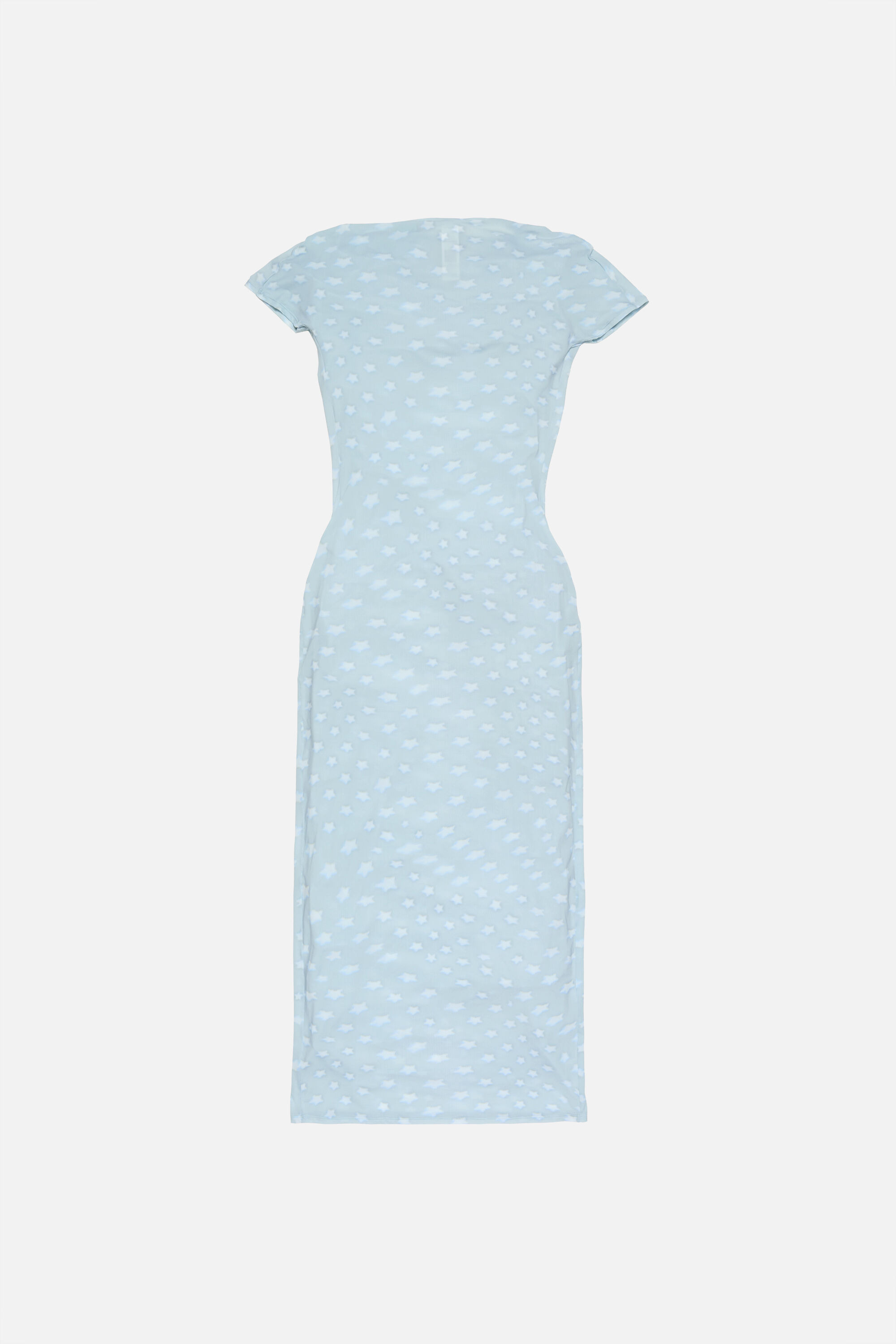 Ribbon dress - Aqua blue - 7