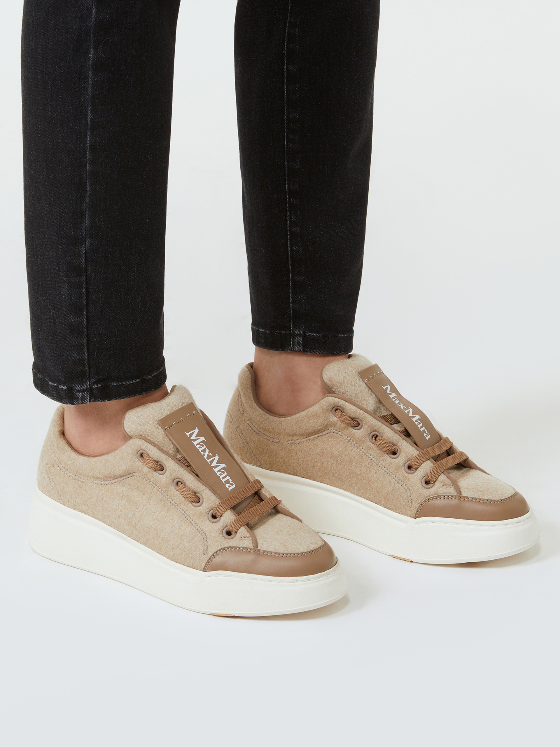 MAXIWS Water-repellent cashmere trainers - 7