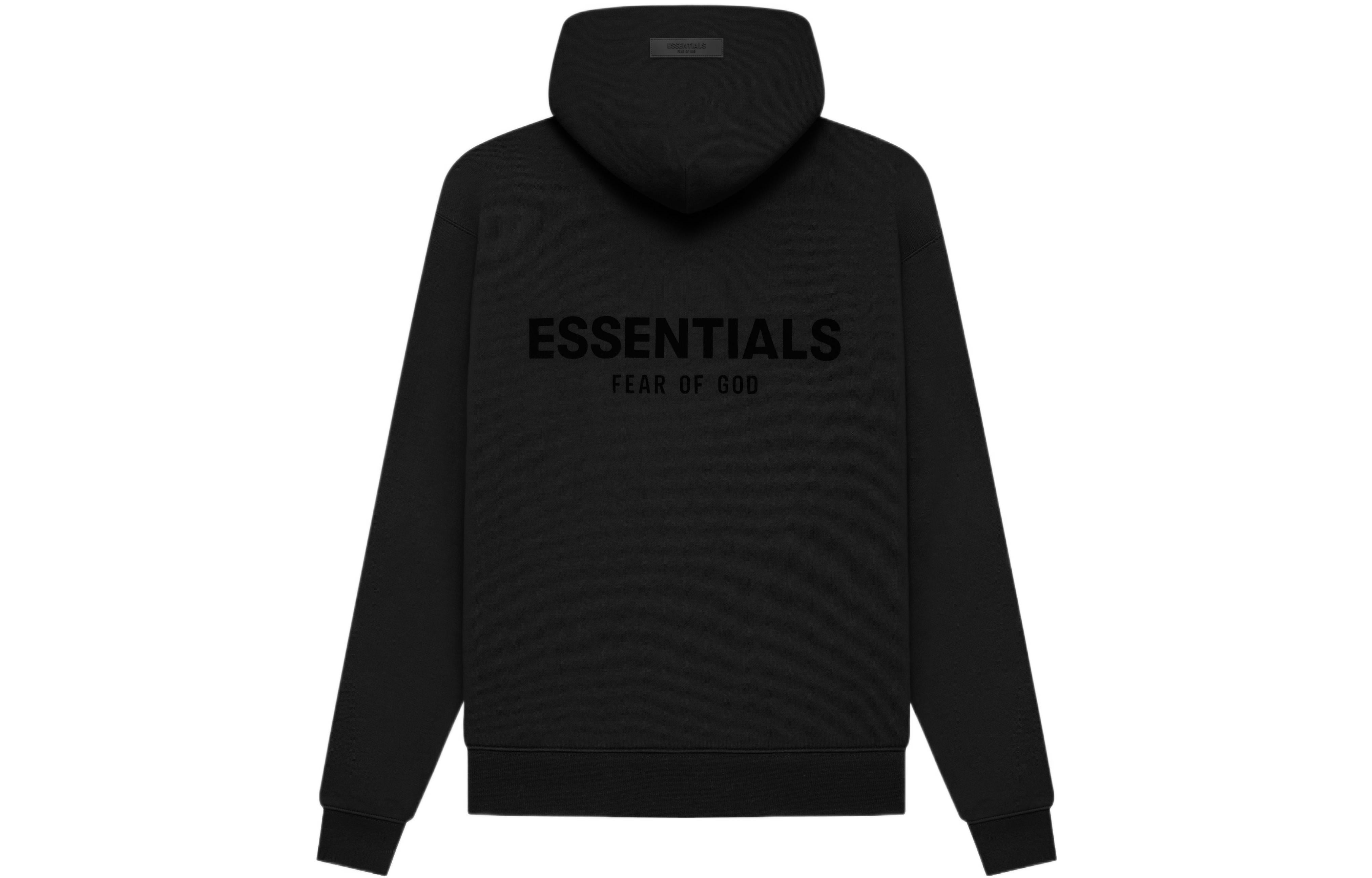 Fear of God Essentials SS22 Stretch Limo Hoodie 'Black' FOG-SS22-555 - 3