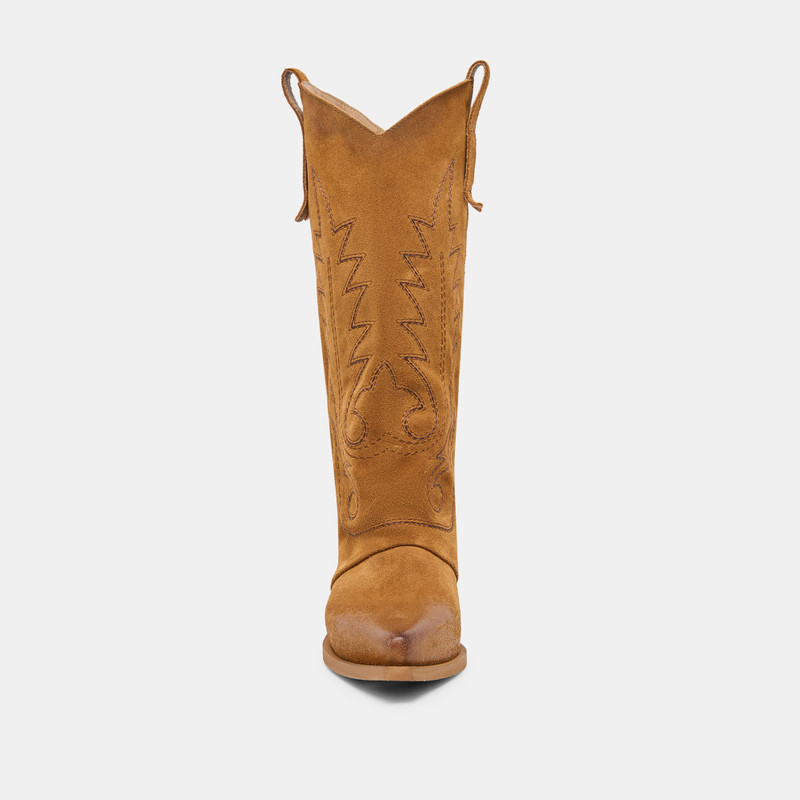 SAMMY BOOTS CHESTNUT SUEDE 6