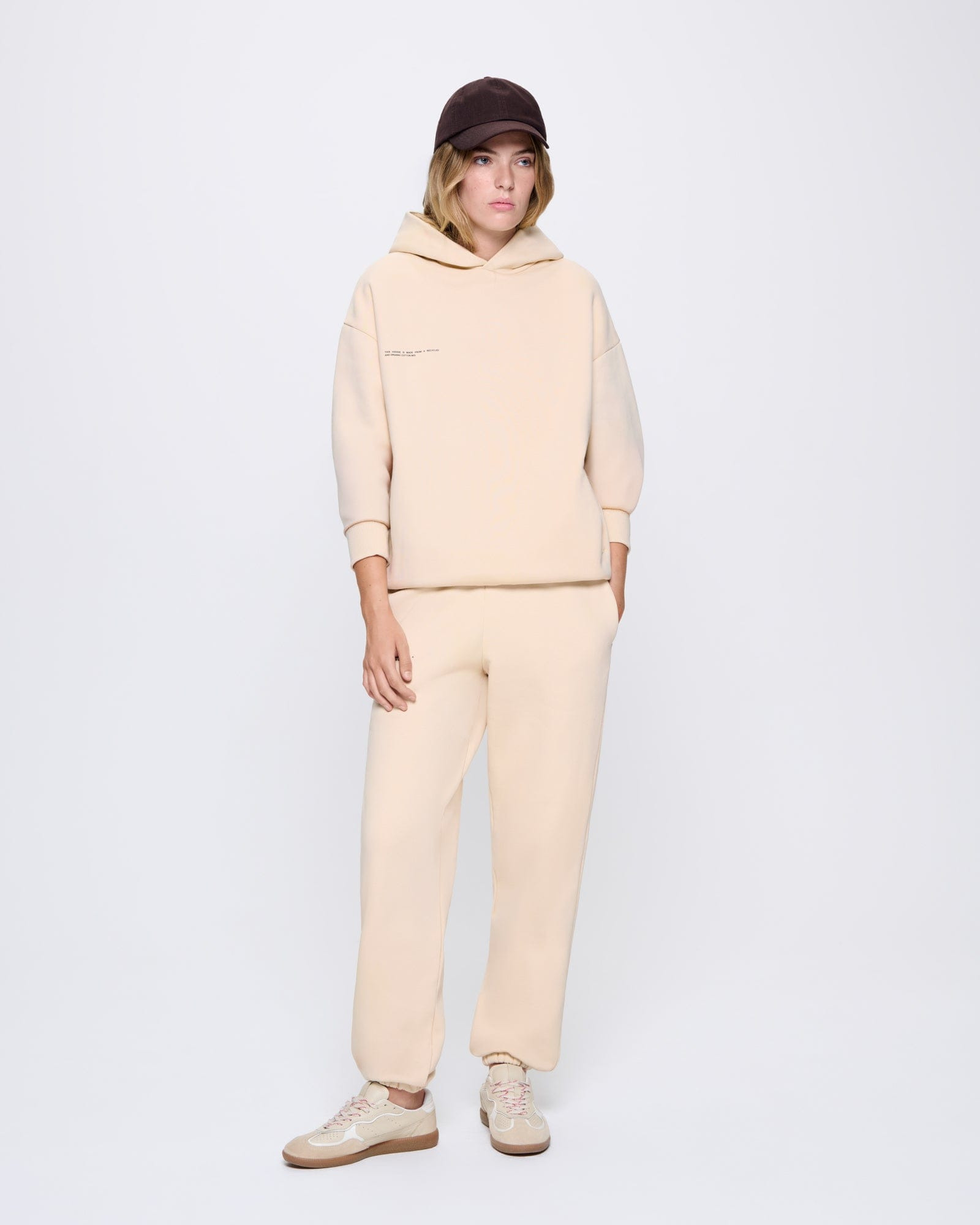 Womens 365 Heavyweight Track Pants - Sand - 2