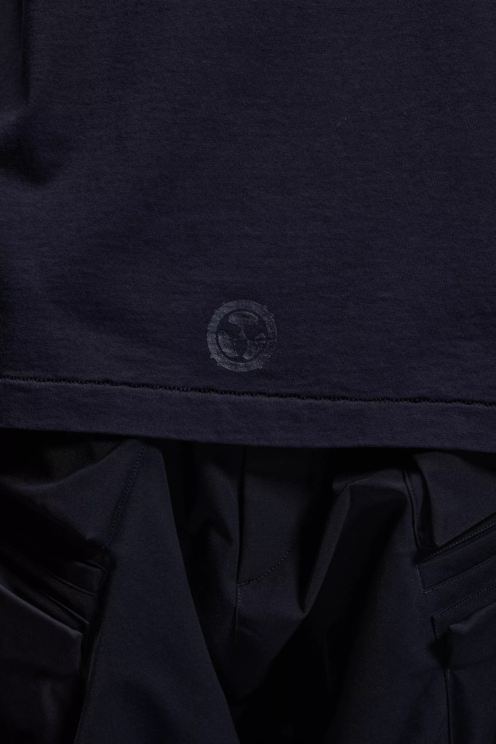 S38-RS Cotton Short Sleeve T-shirt Black - 5