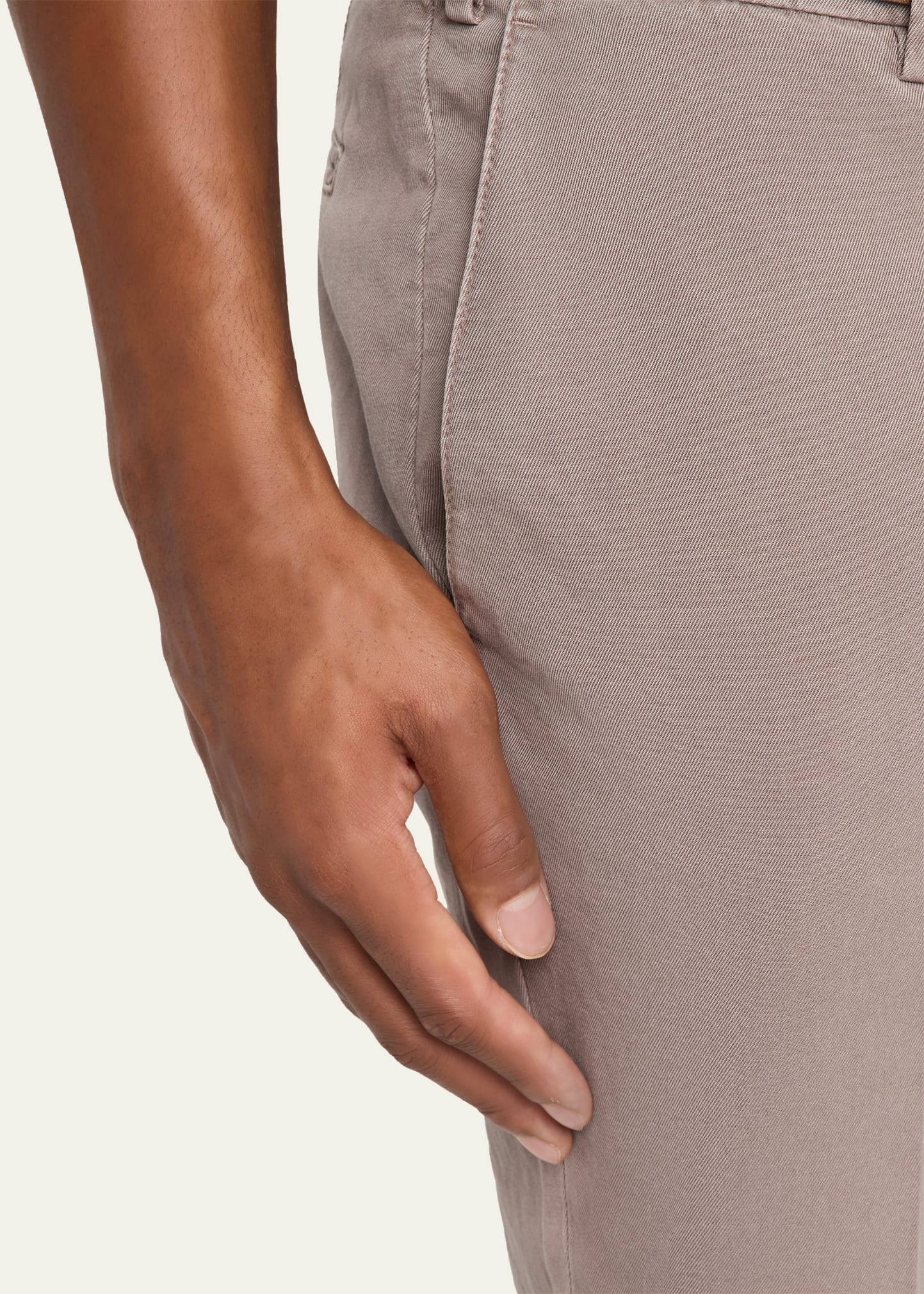 Men's Modern Fit Flat-Front Pants - 5