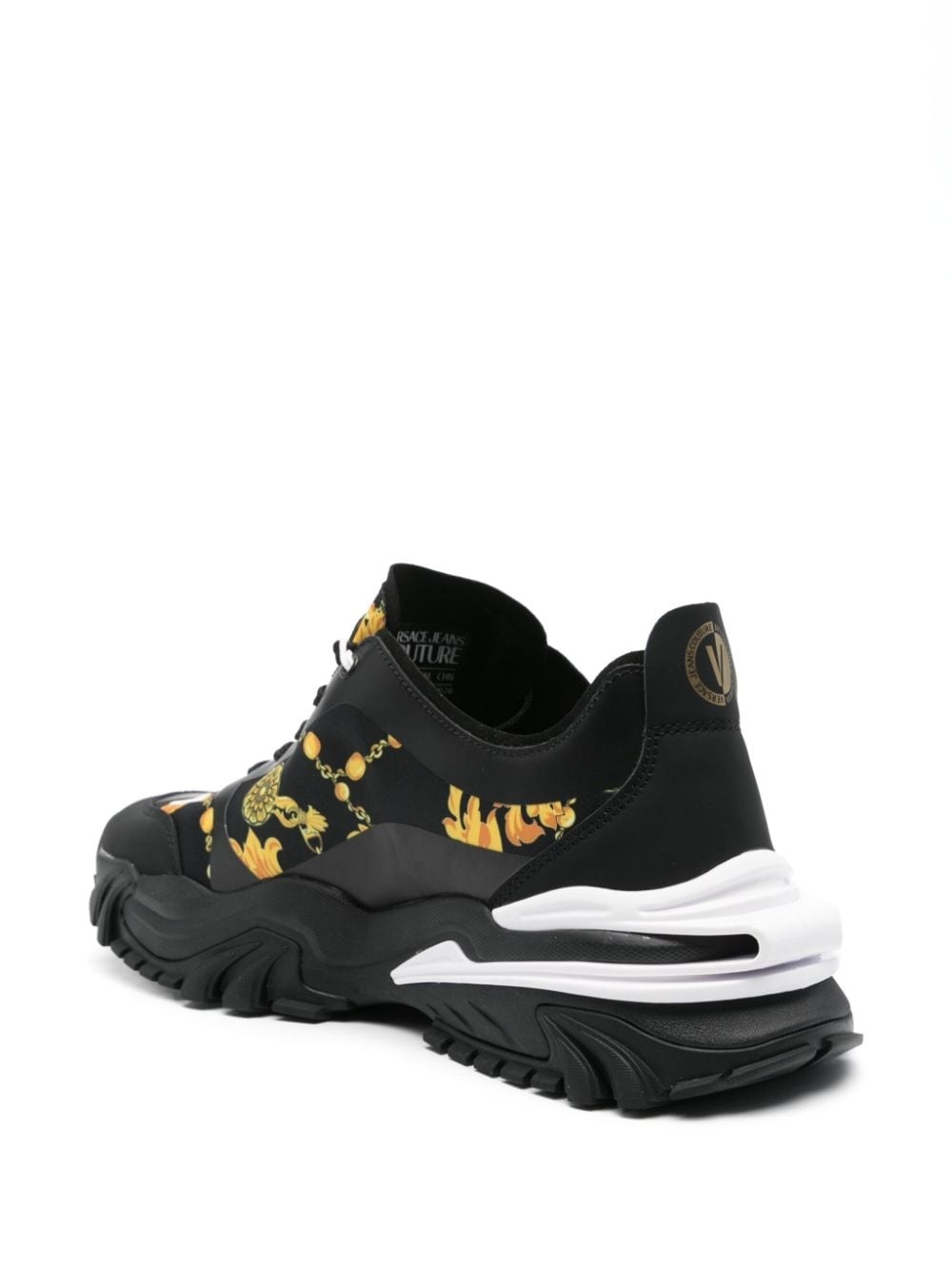 Barocco-print sneakers - 3