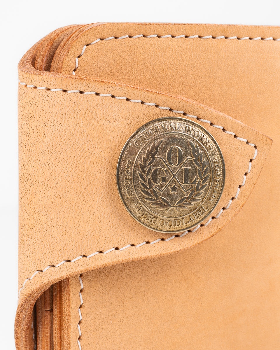 OGL BRAVE HORSEHIDE CONDOR MID WALLET - NATURAL - 5