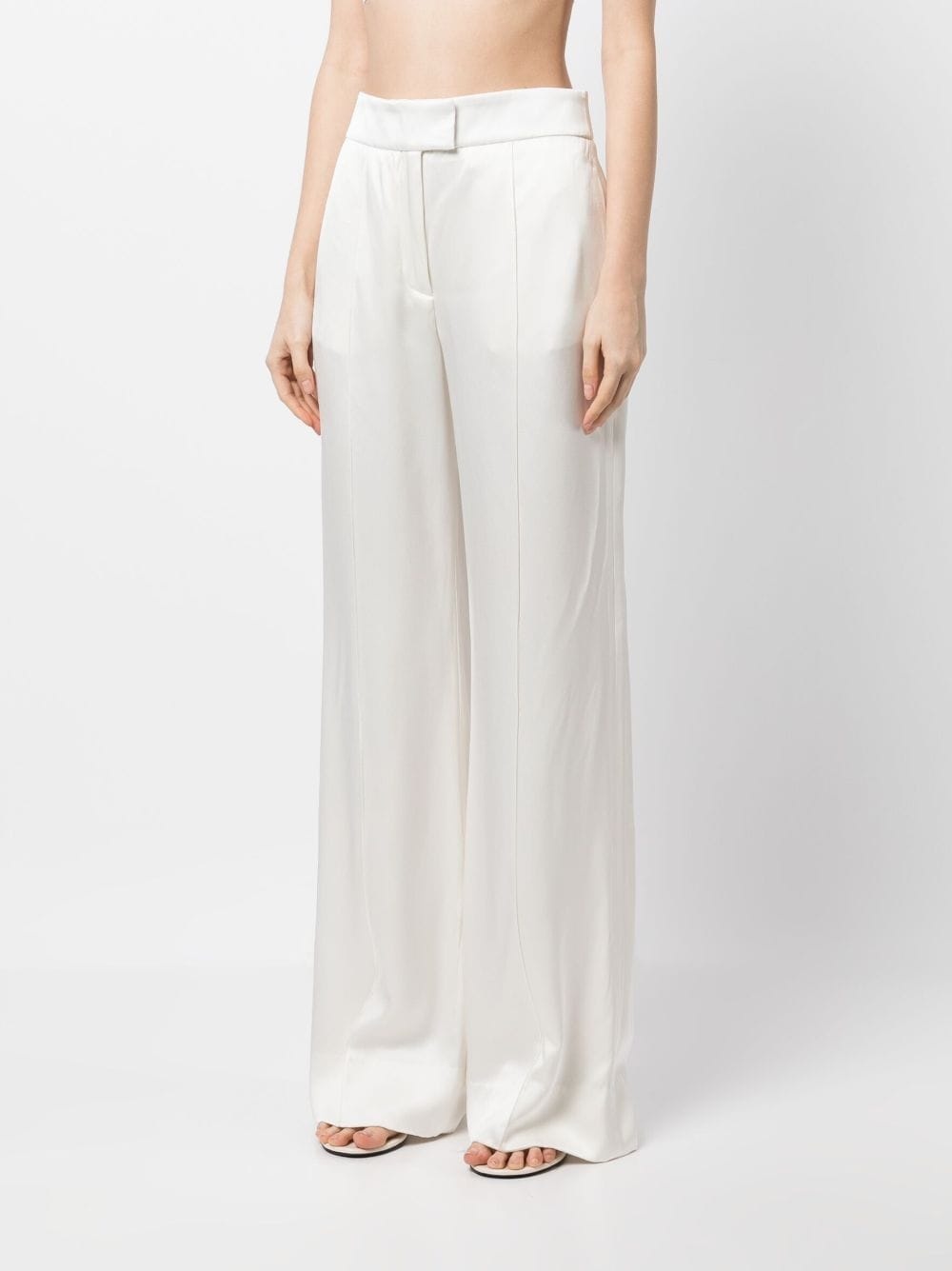 high-waisted wide-leg trousers - 3