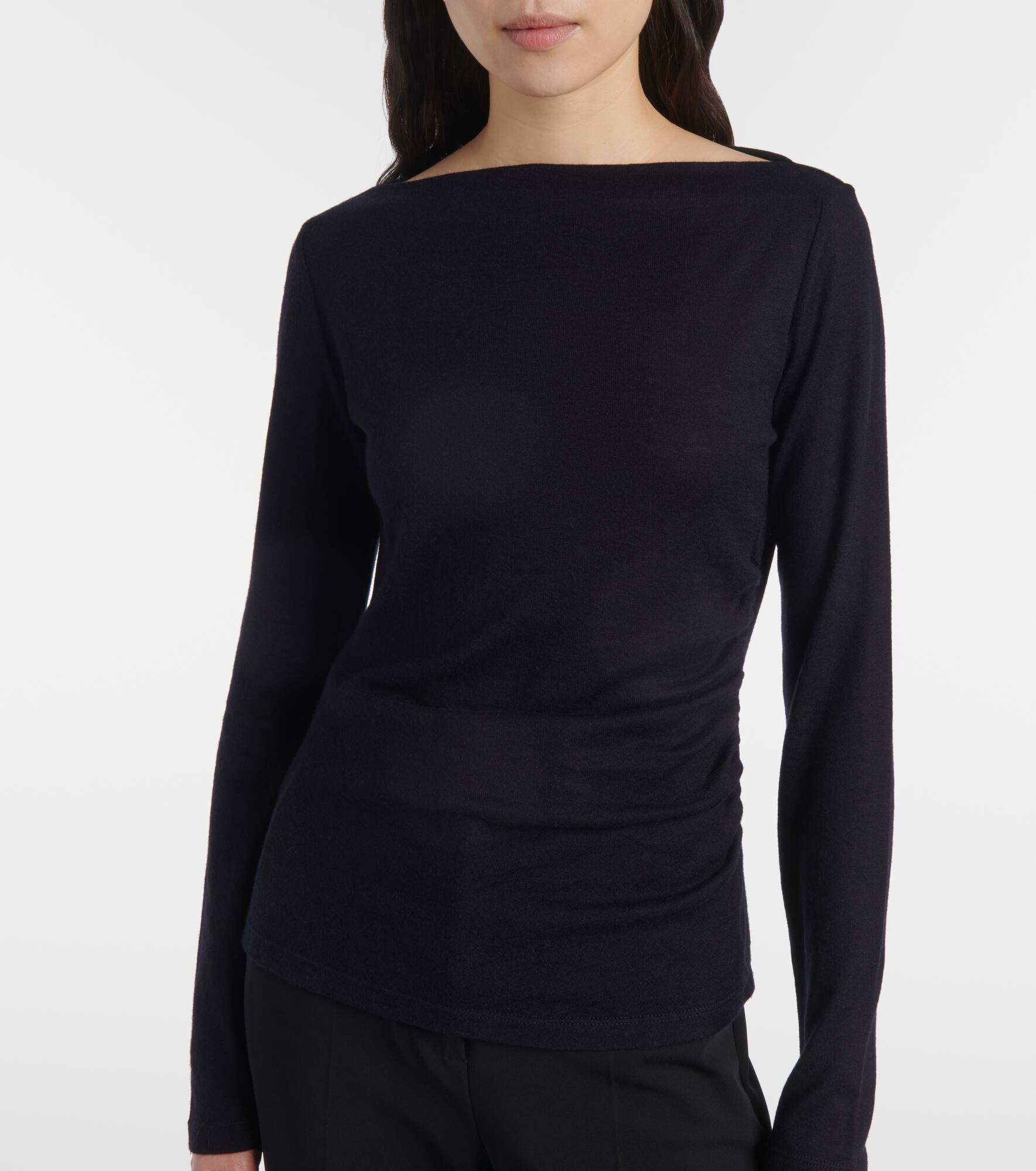 Novella cashmere and wool-blend sweater - 6