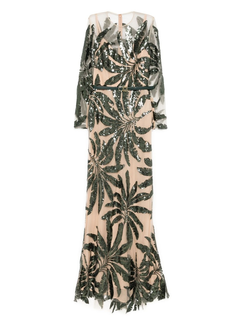 embroidered tulle maxi dress 1