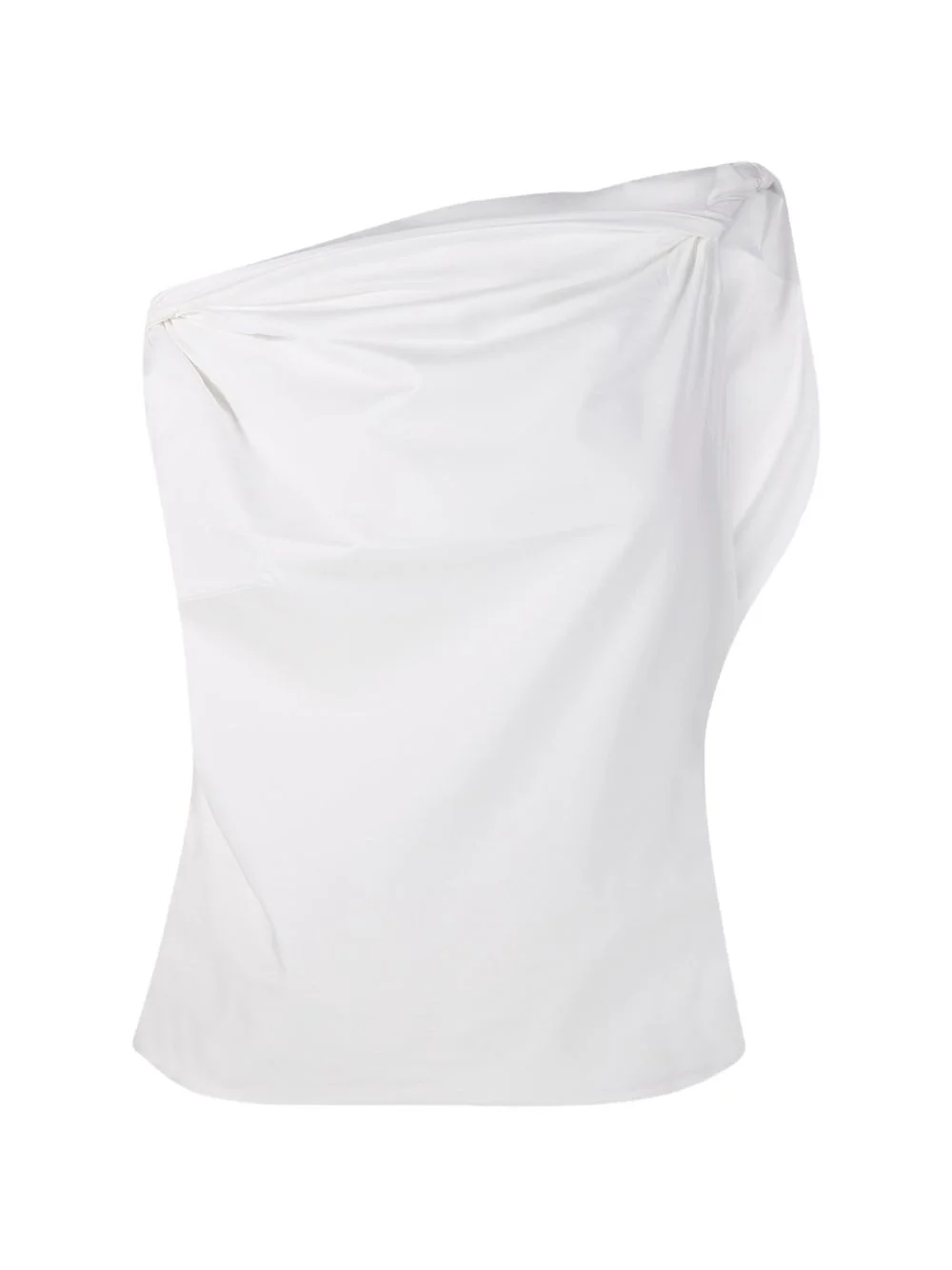 twisted draped top - 1