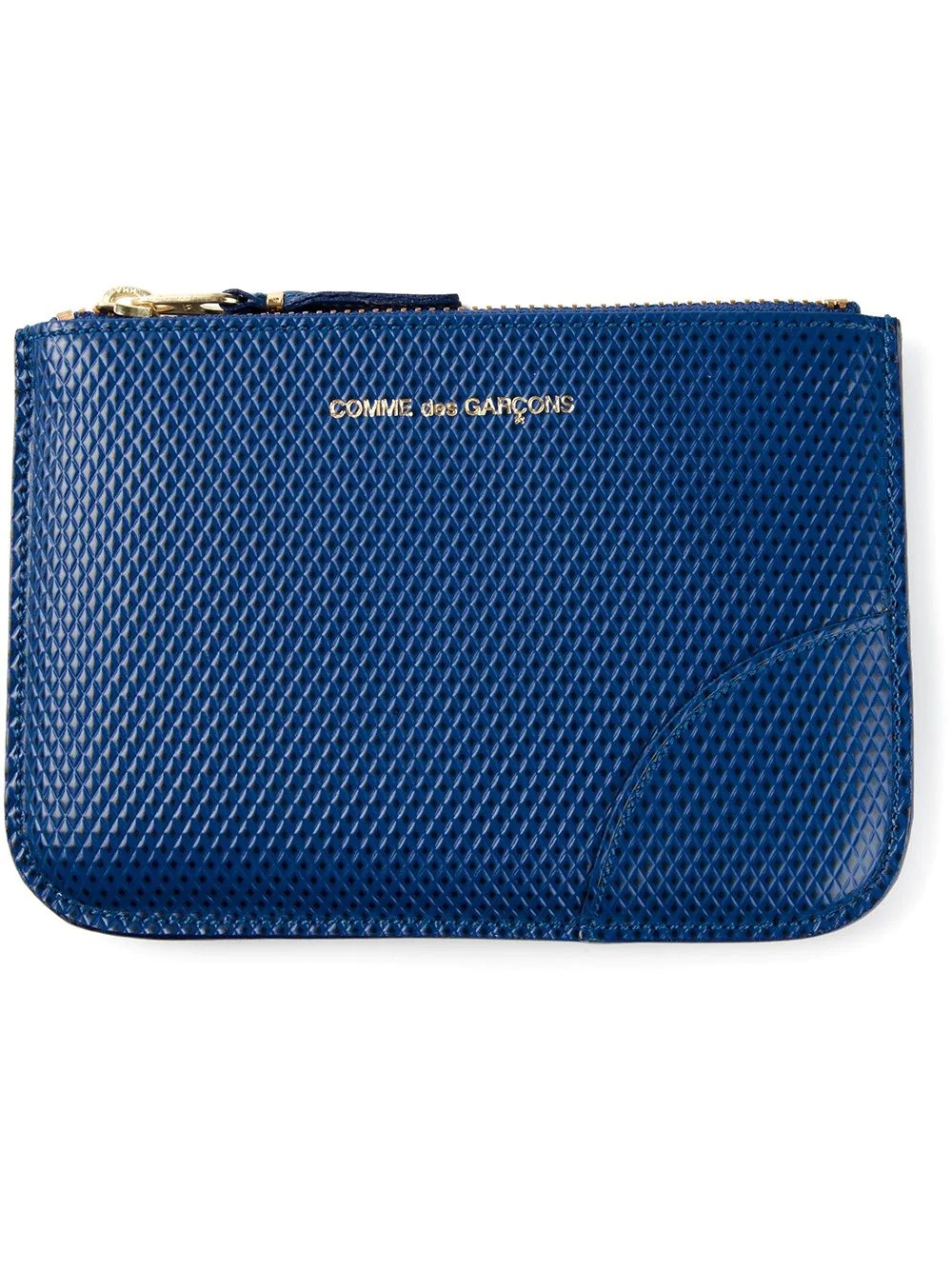 zipped textured coin wallet - 1