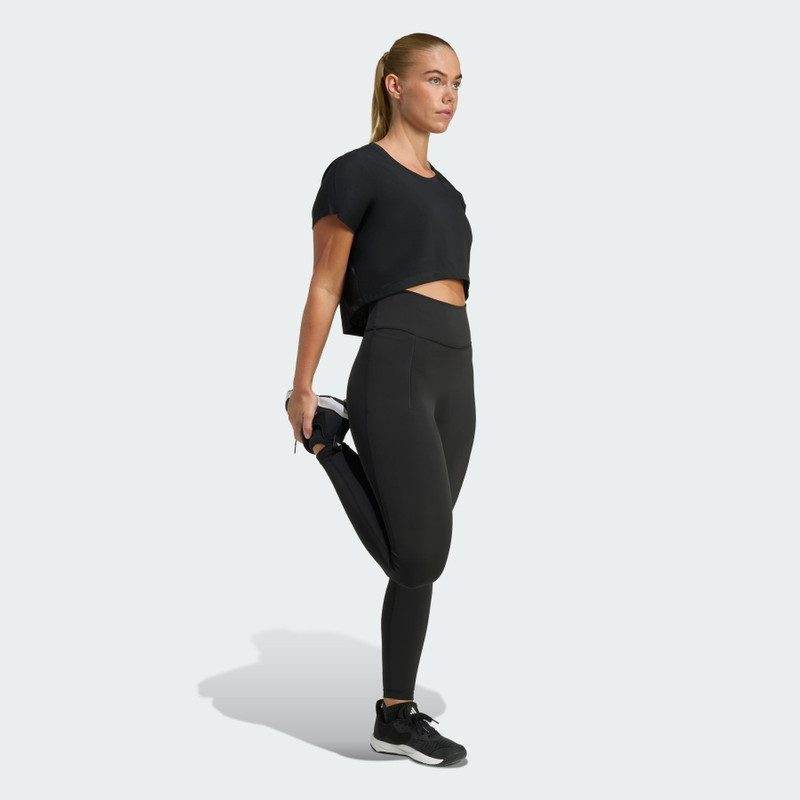 Power Workout Cropped Boxy 3-Stripes Tank 4
