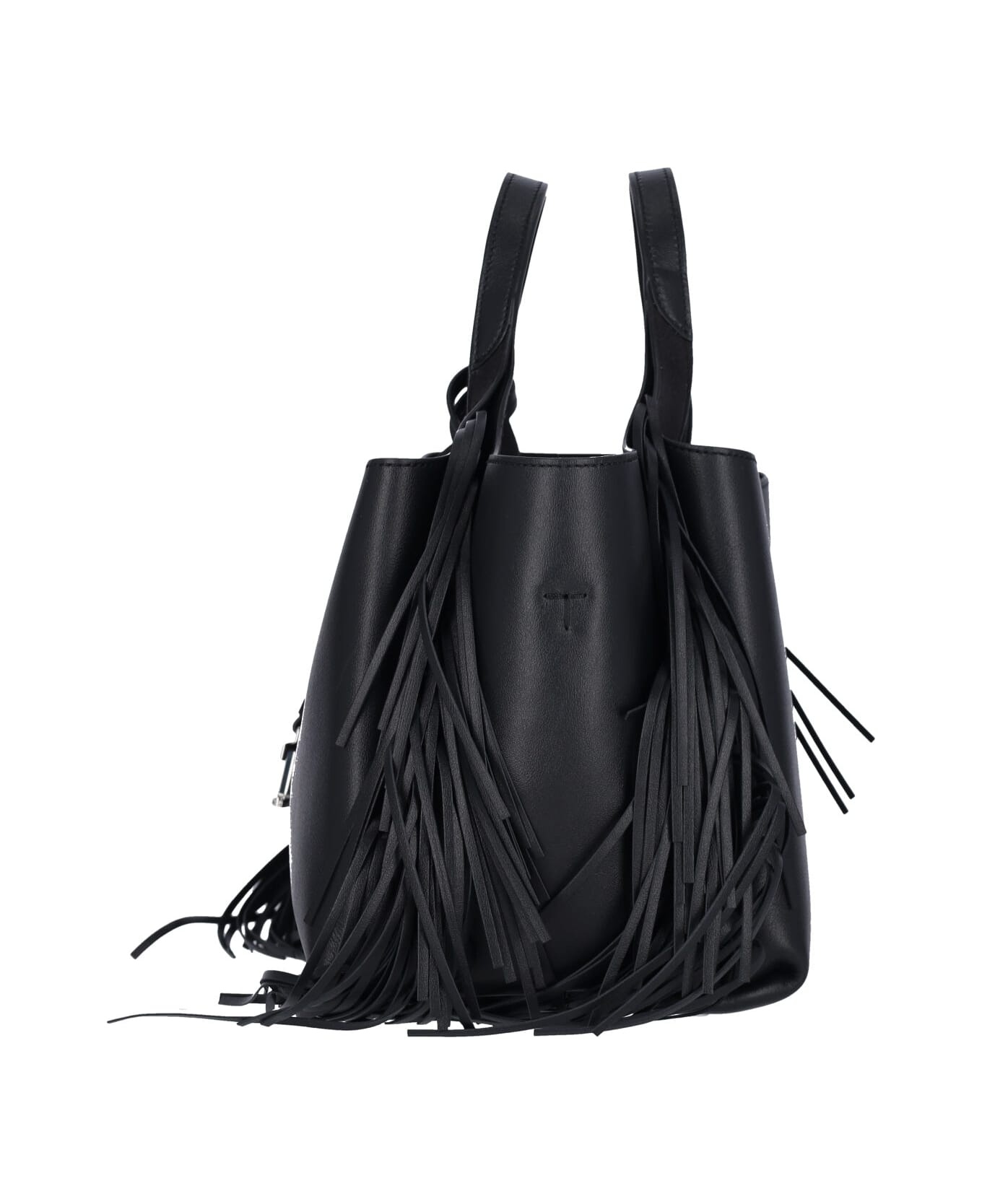 'mini' Fringed Tote Bag - 5