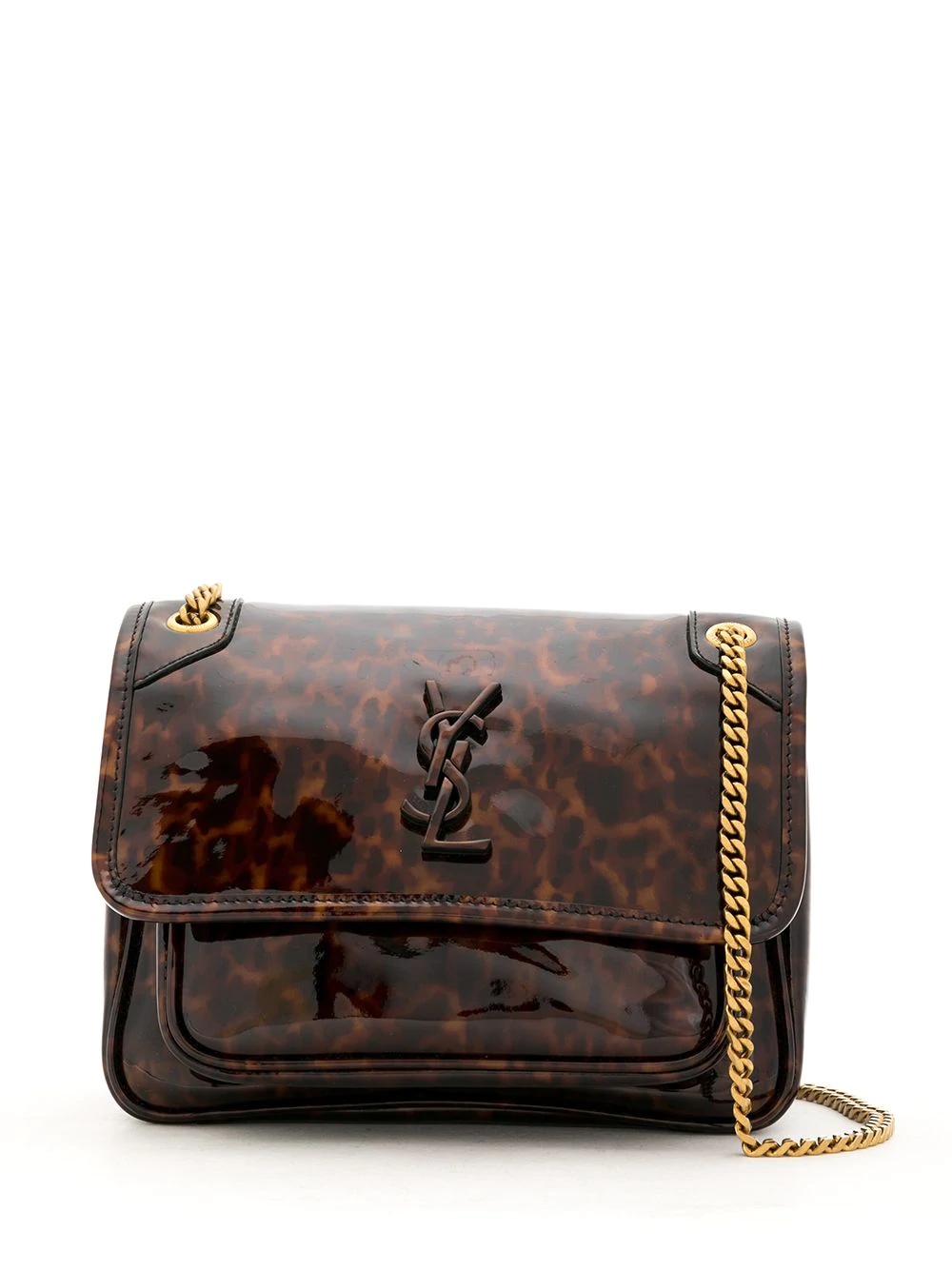 Niki tortoiseshell-print bag - 1