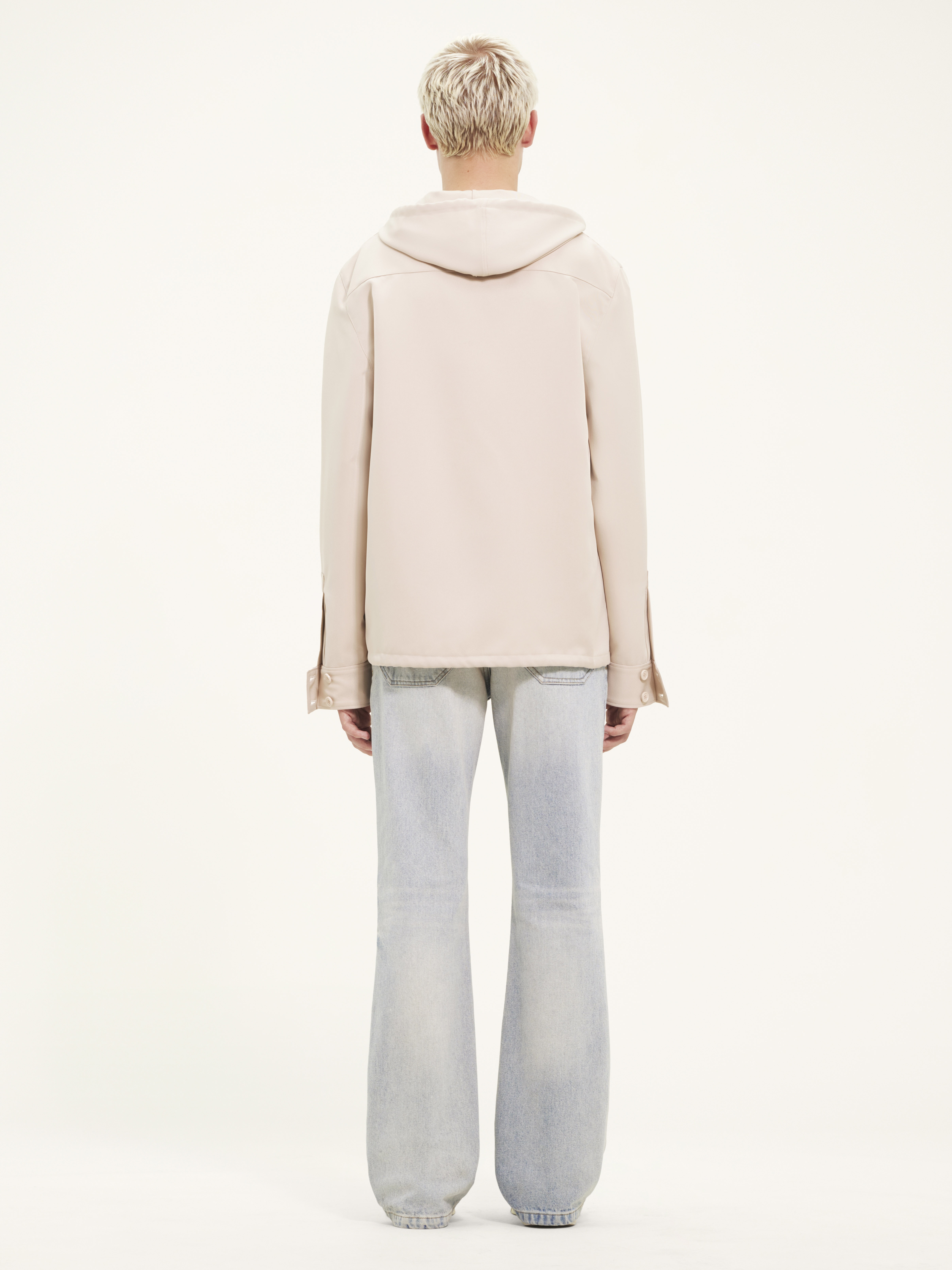 ZIPPED LIGHT TWILL JACKET - 4