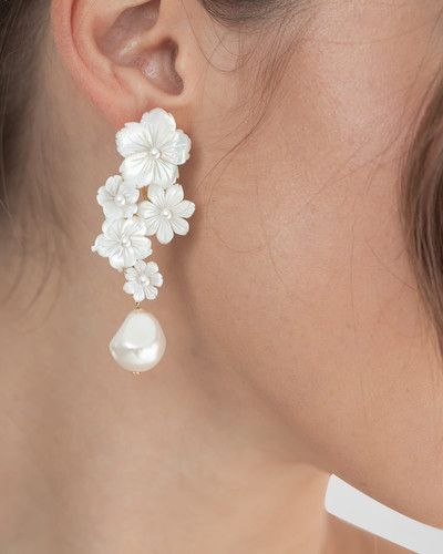 Jennifer Behr Makenzie Mother of Pearl Earrings outlook