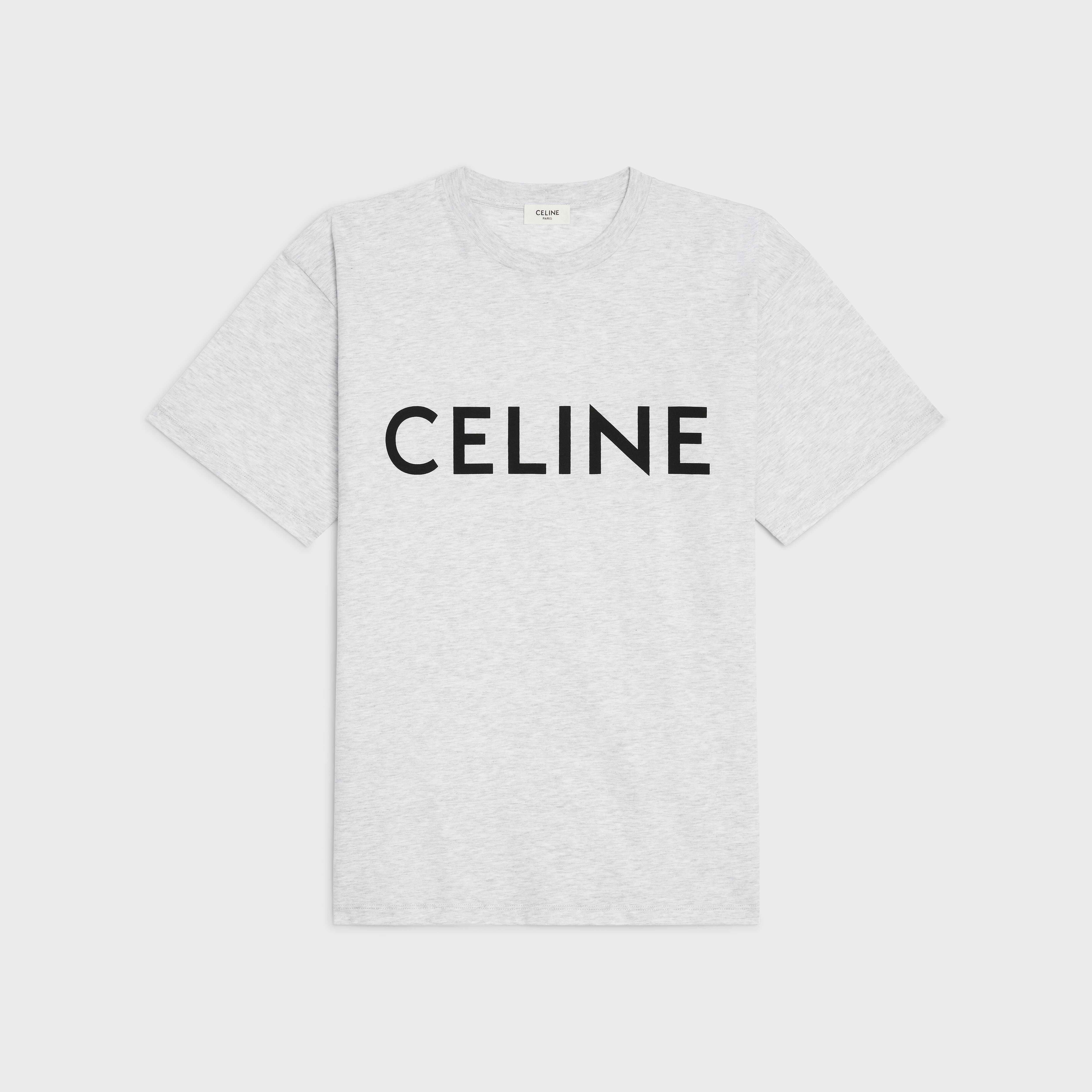 CELINE LOOSE T-SHIRT IN COTTON JERSEY - 1