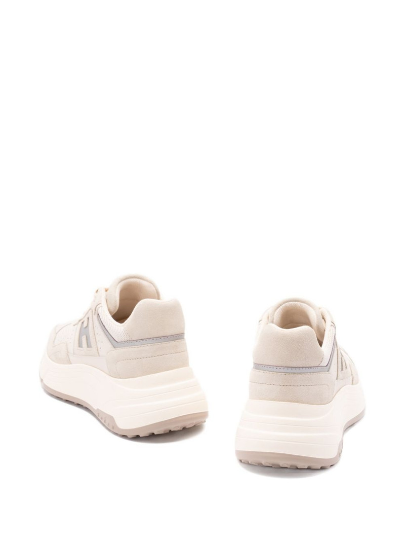 HOGAN Hi-Fi panelled platform sneakers outlook