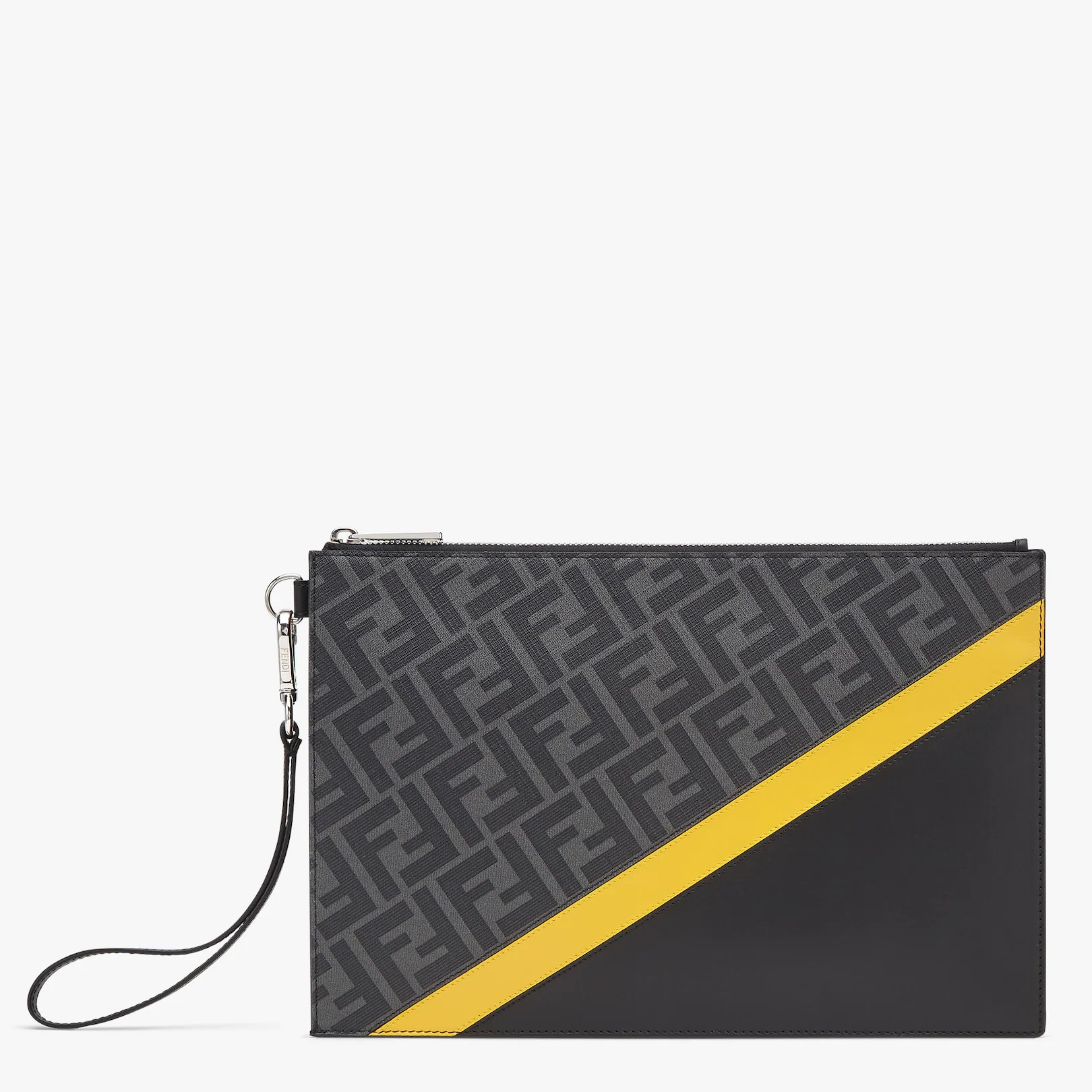 Gray fabric bag - 1