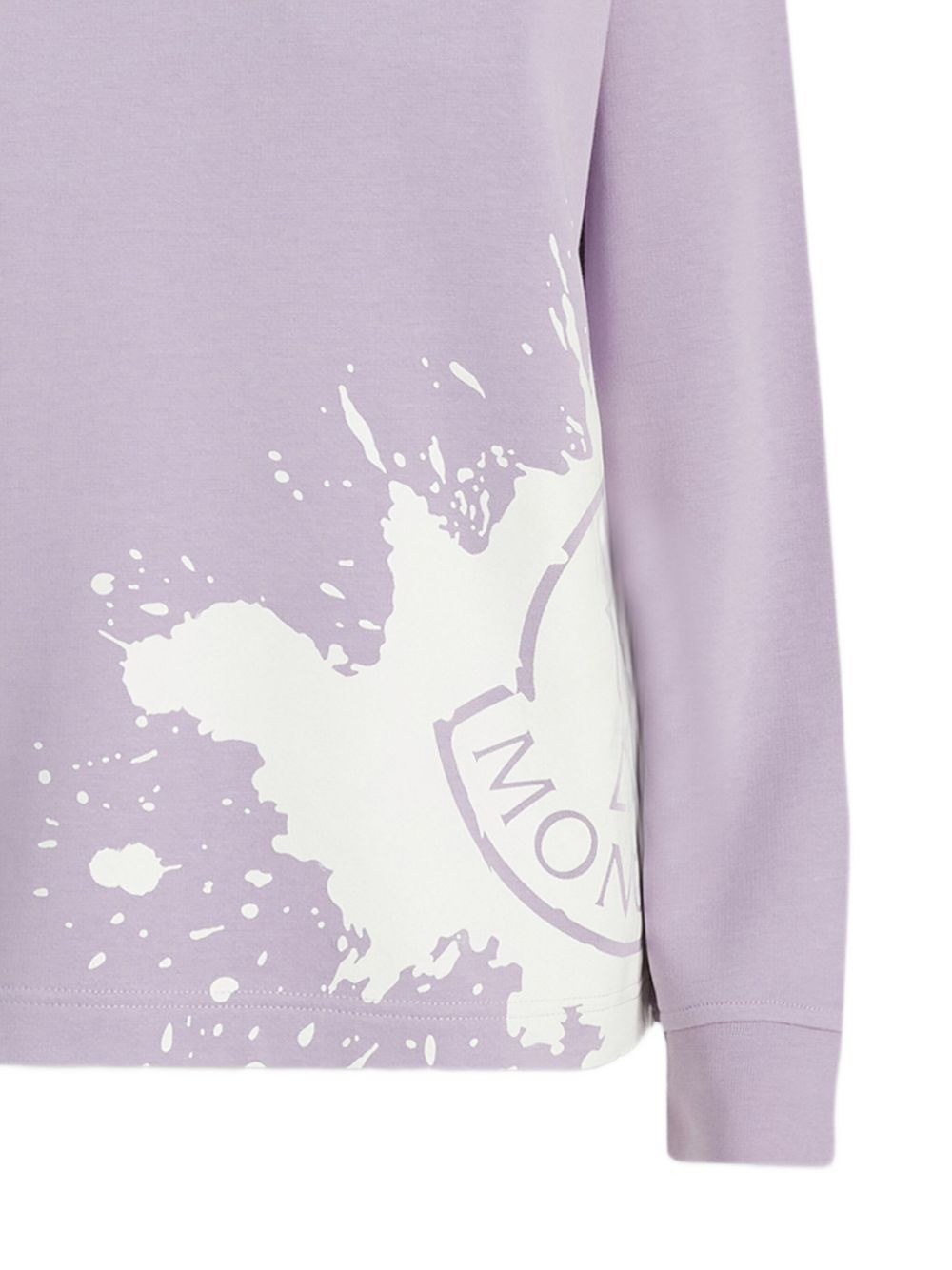 splash-print long-sleeve sweatshirt - 3