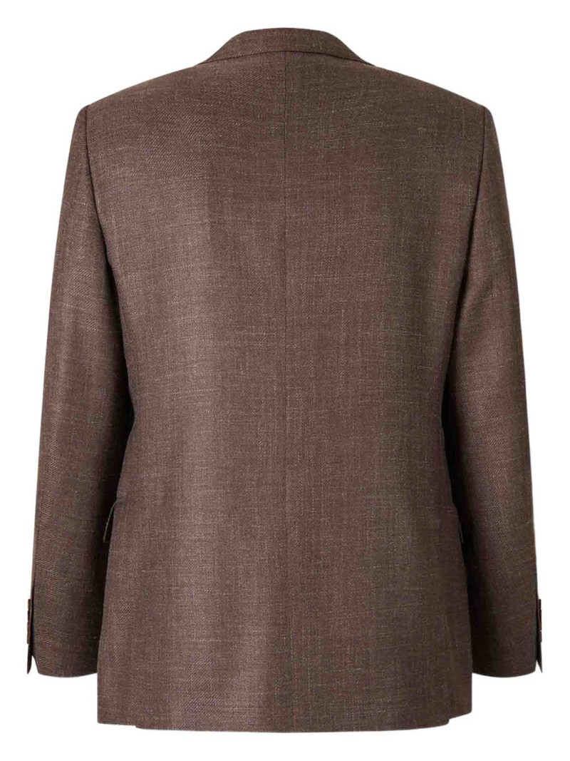 Canali notched-lapel single-breasted blazer outlook