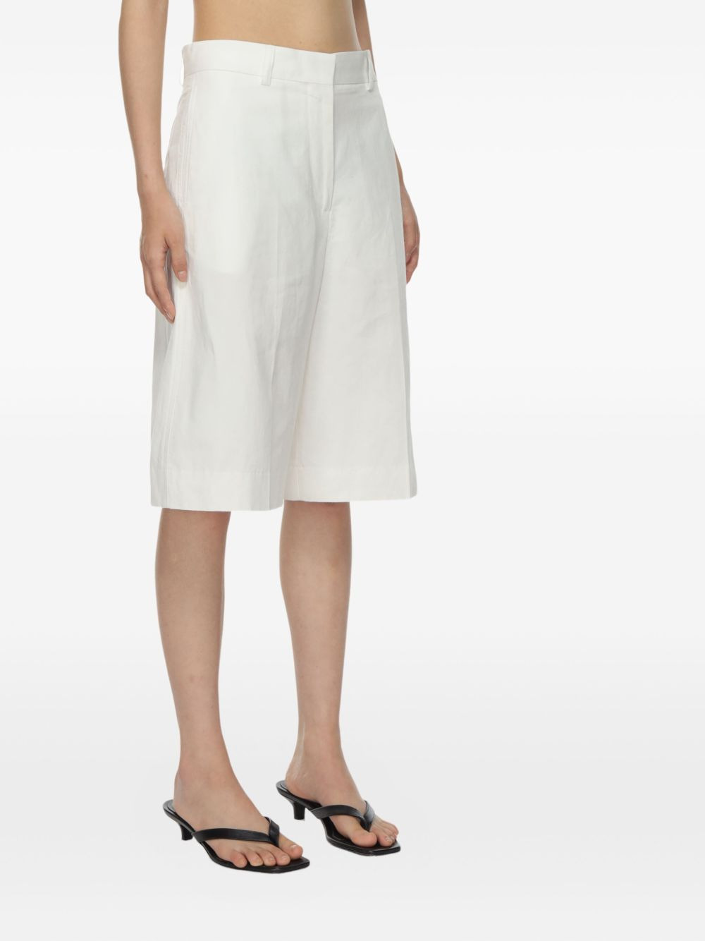 front-crease tailored shorts - 4
