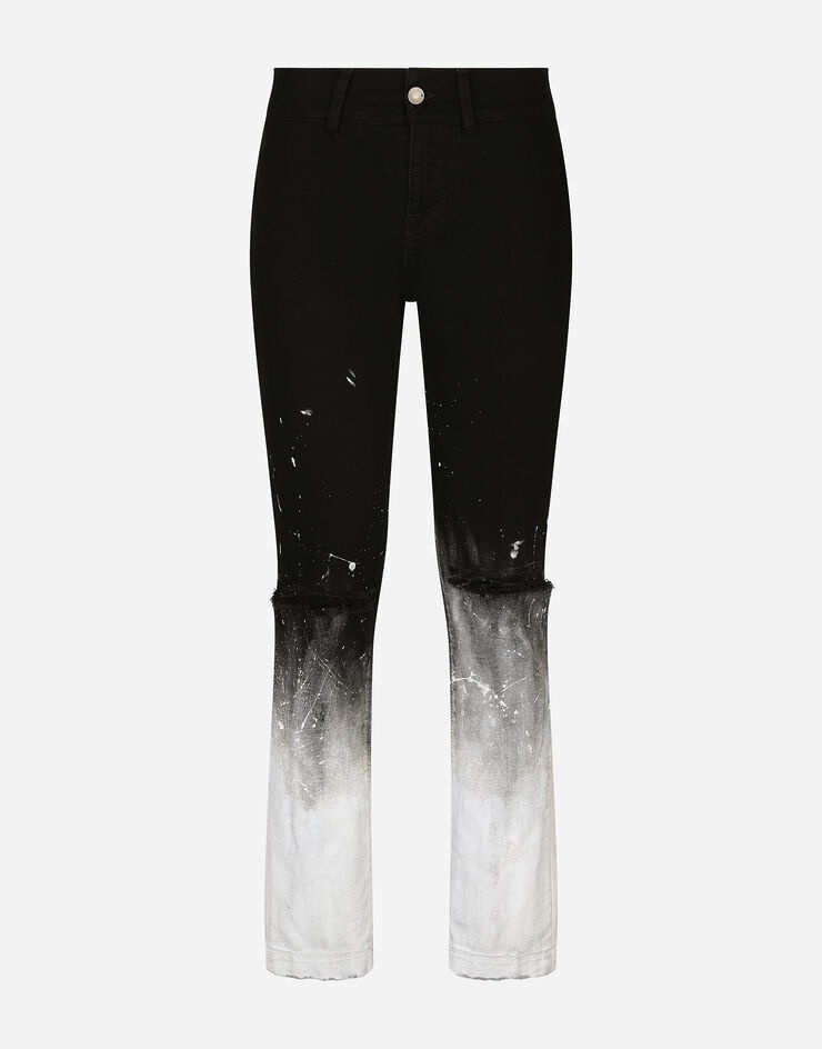 Tie-dye denim jeans - 3