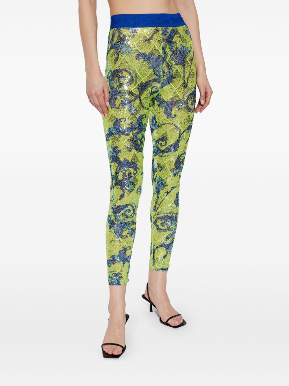 printed leggings - 3