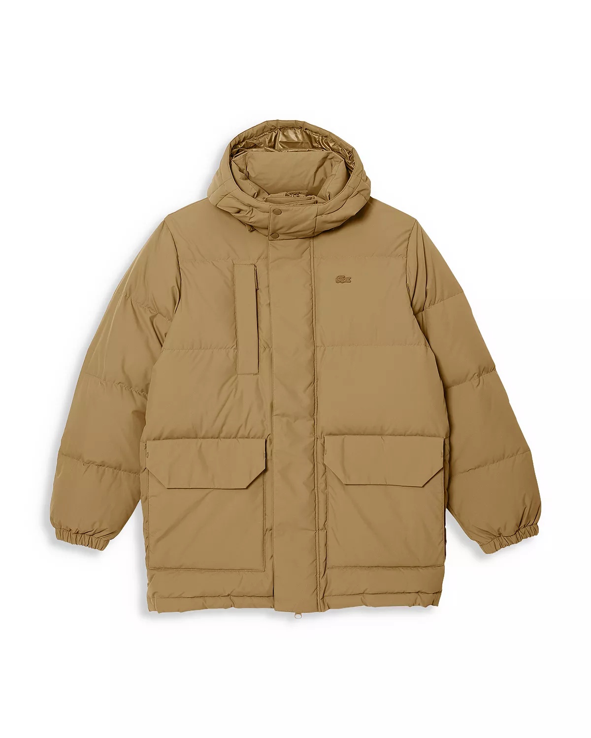 Lacoste Hooded Zip Down Puffer Jacket - 7