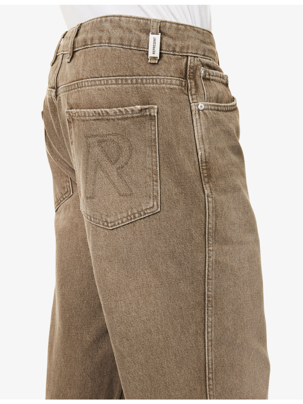 Baggy Straight-Leg Denim Jeans - 5