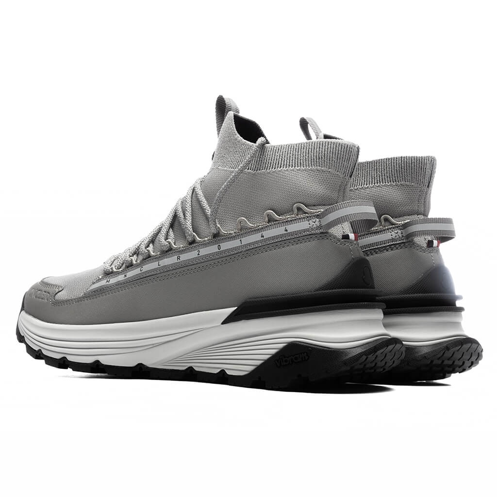 MONCLER MONTE RUNNER HIGH TOP SNEAKERS - GREY - 3