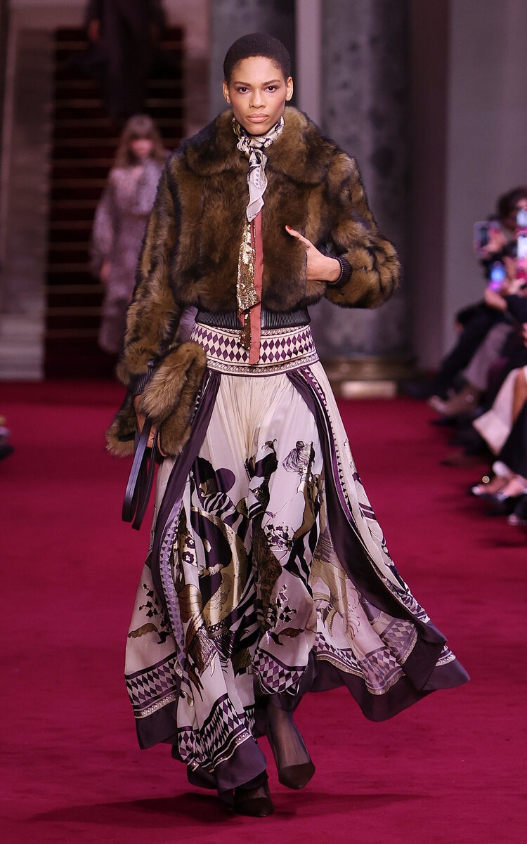 Zimmermann Illustration Otto Metallic Silk-Blend Jacquard