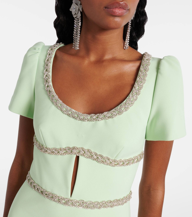 Embellished crêpe gown 7