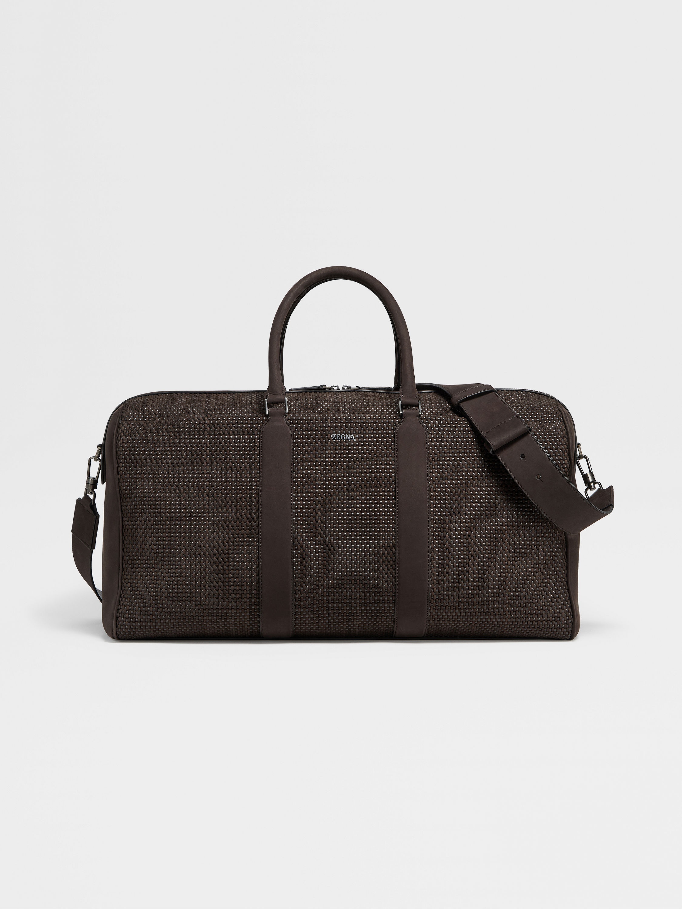 DARK BROWN PELLETESSUTA™ NUBUCK HOLDALL 55 - 1