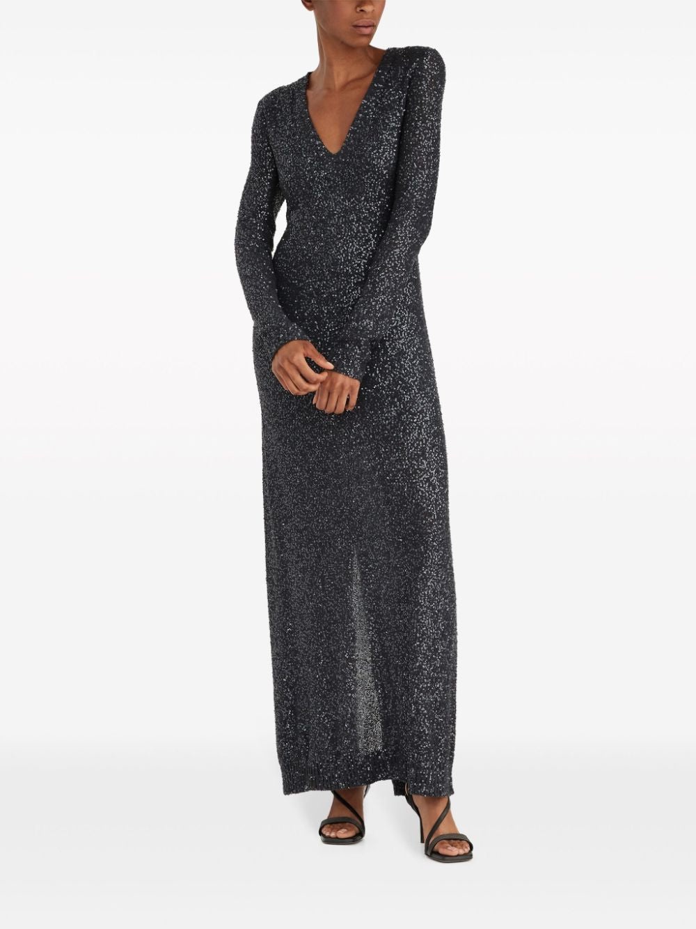 Brunello Cucinelli Cashmere And Silk Long Dress - 2