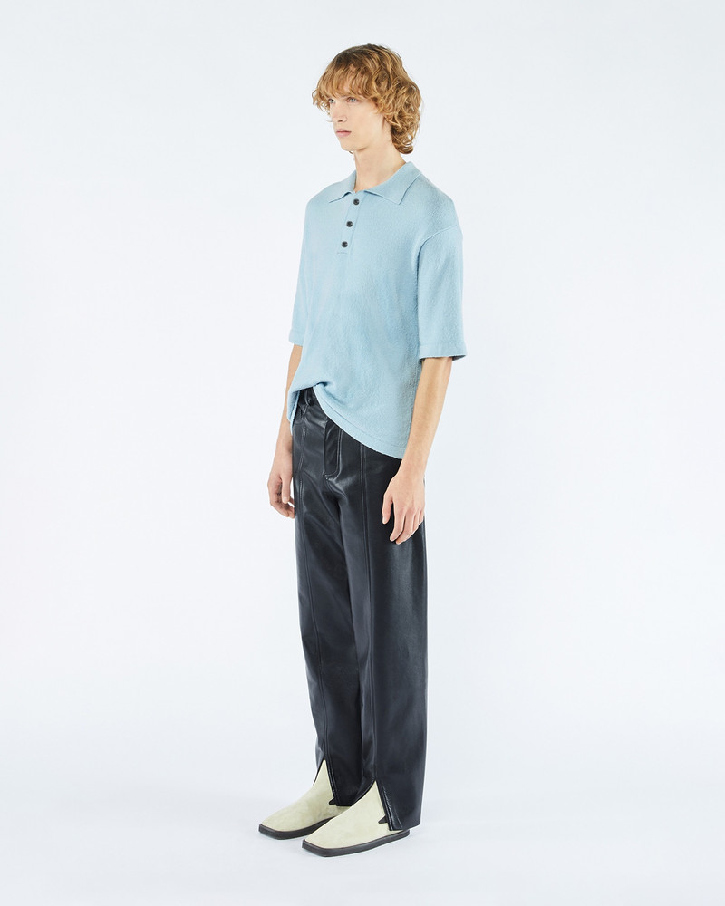 CARVER - Terry-knit polo shirt - Sky 3