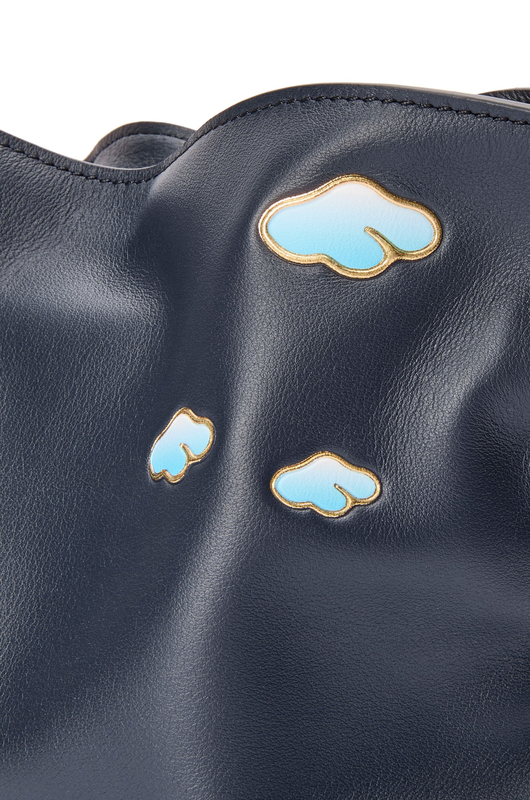 Mini Flamenco clutch in nappa calfskin - 9