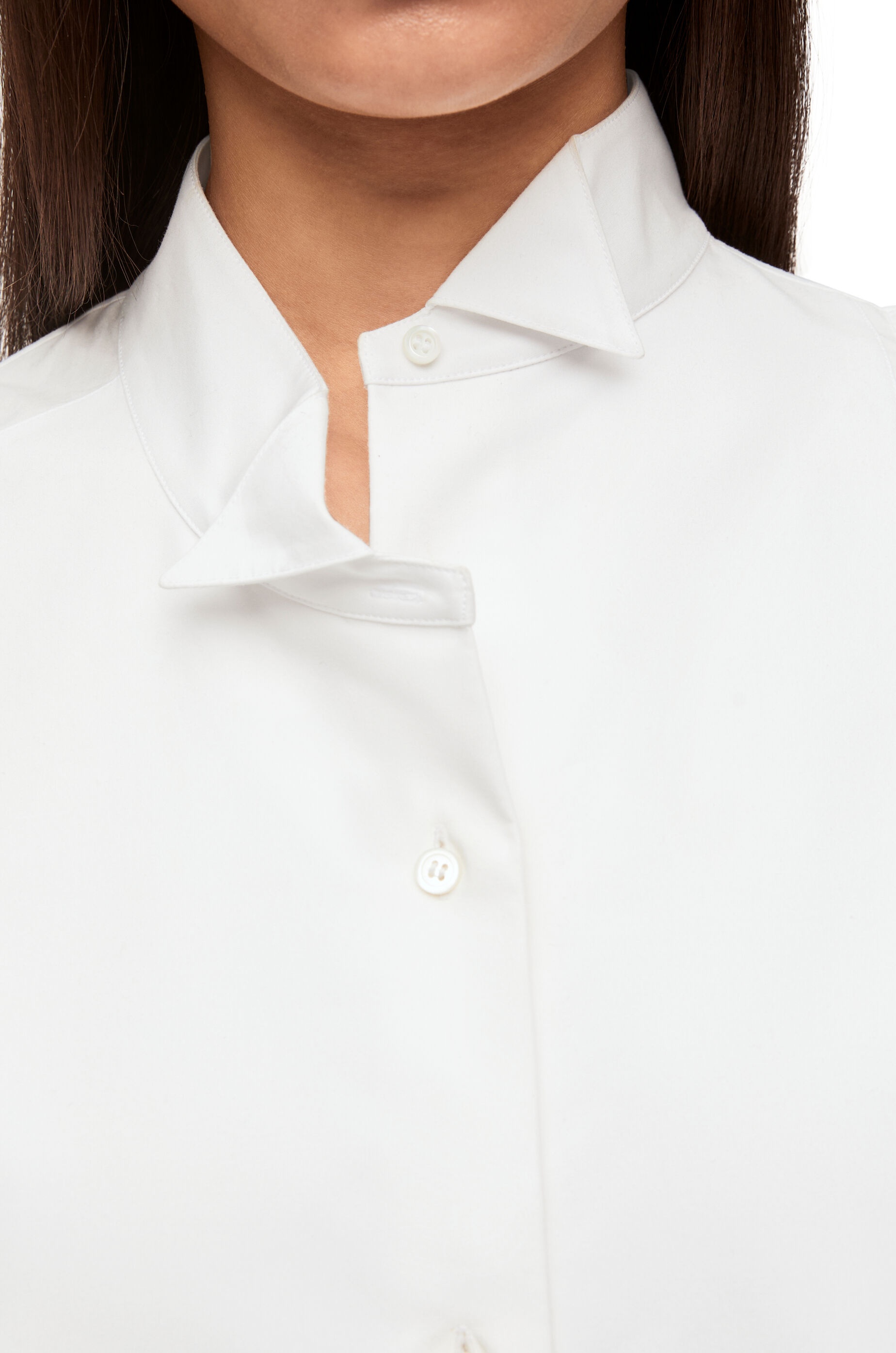 Asymmetric shirt in cotton - 5